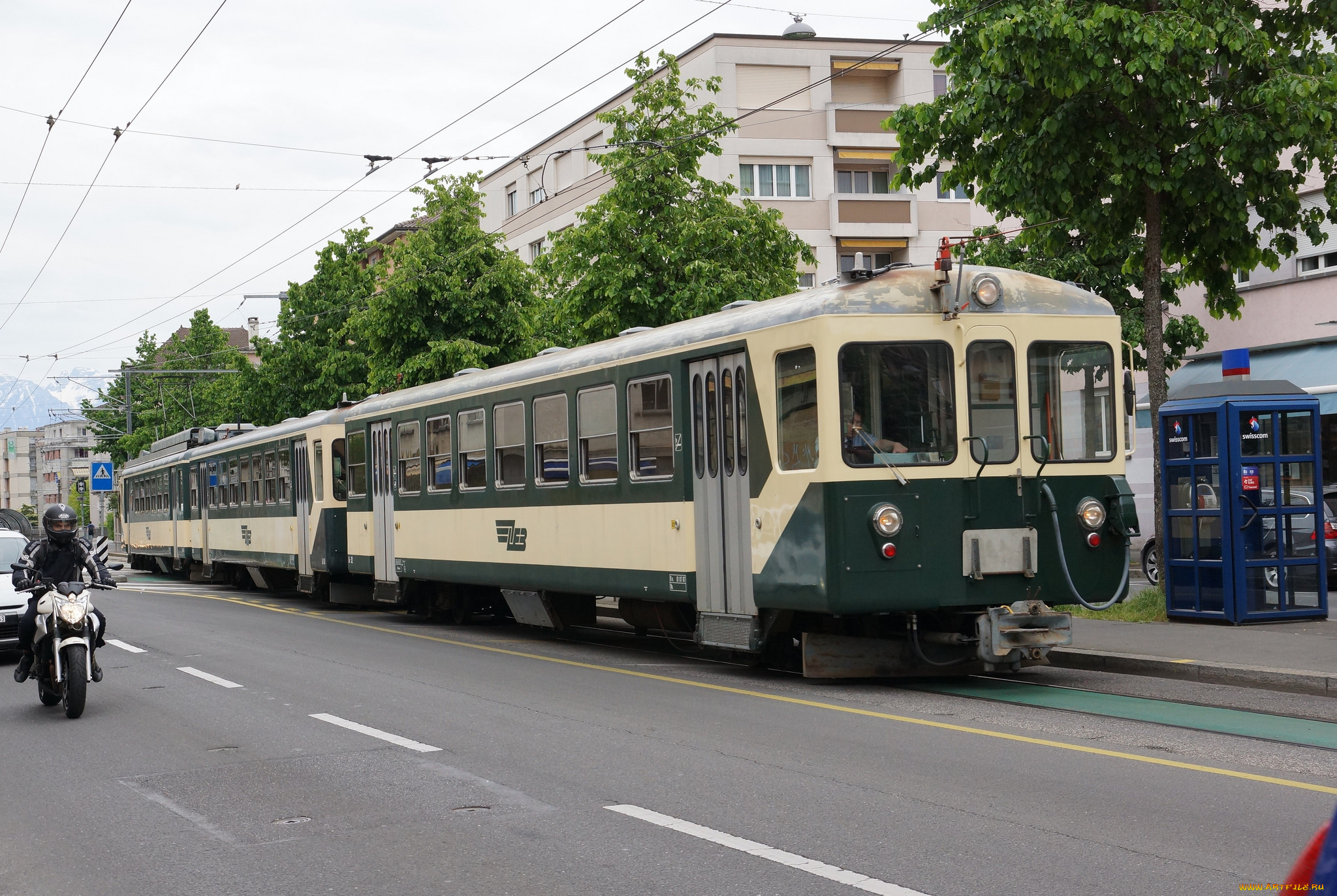 техника, трамваи, трамвай, город, рельсы