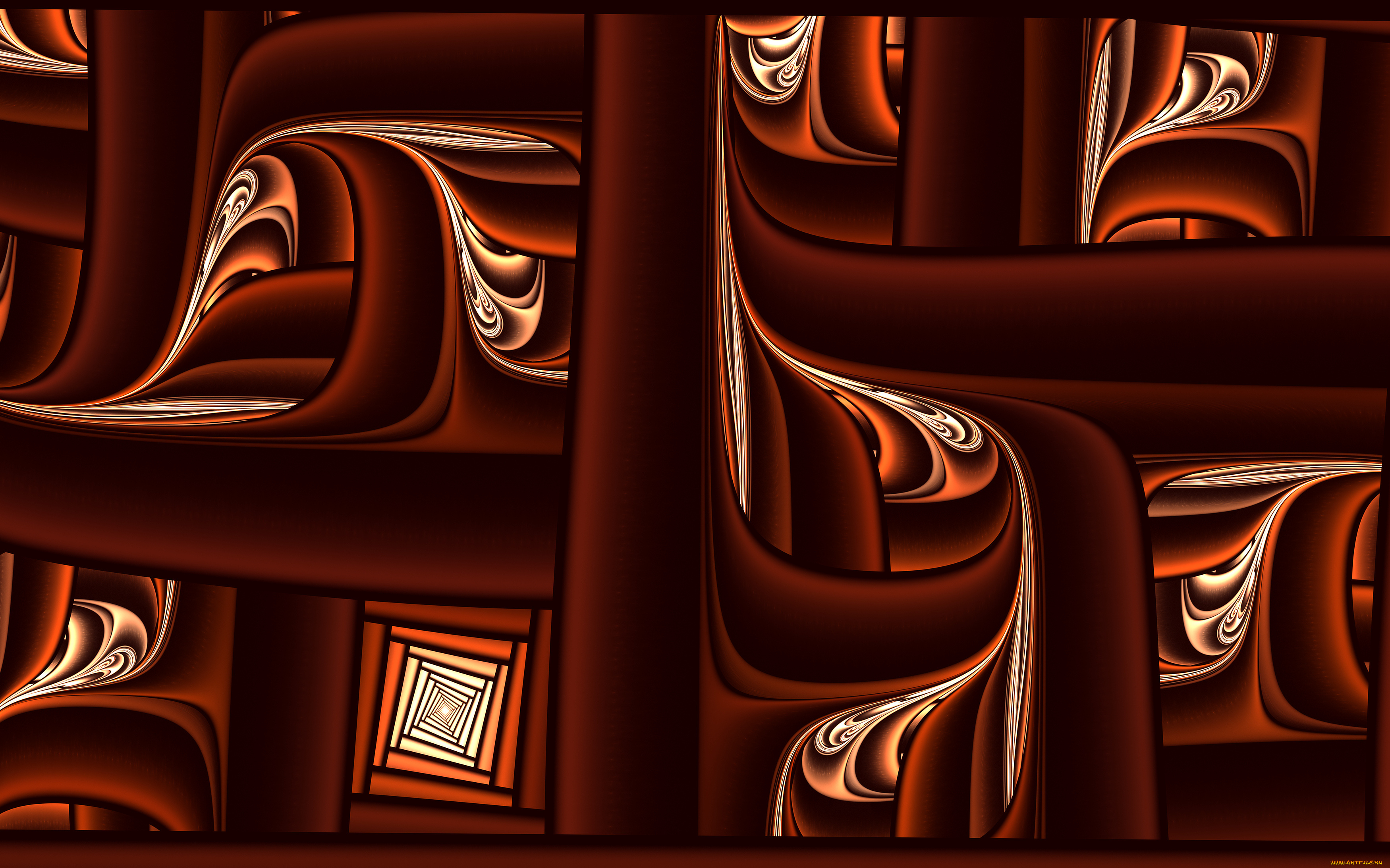 3д, графика, фракталы, , fractal, цвета, фон, узор