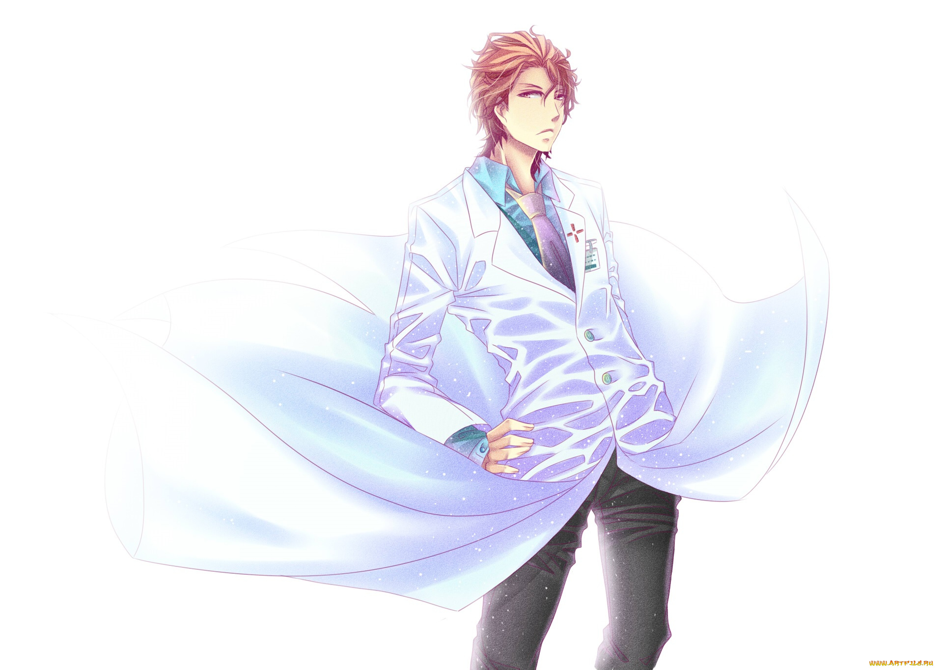 аниме, unknown, , другое, фон, парень, арт