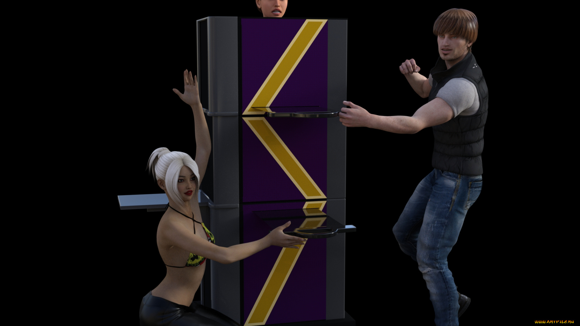 3д, графика, фантазия, , fantasy, цирк, фокус, иллюзия