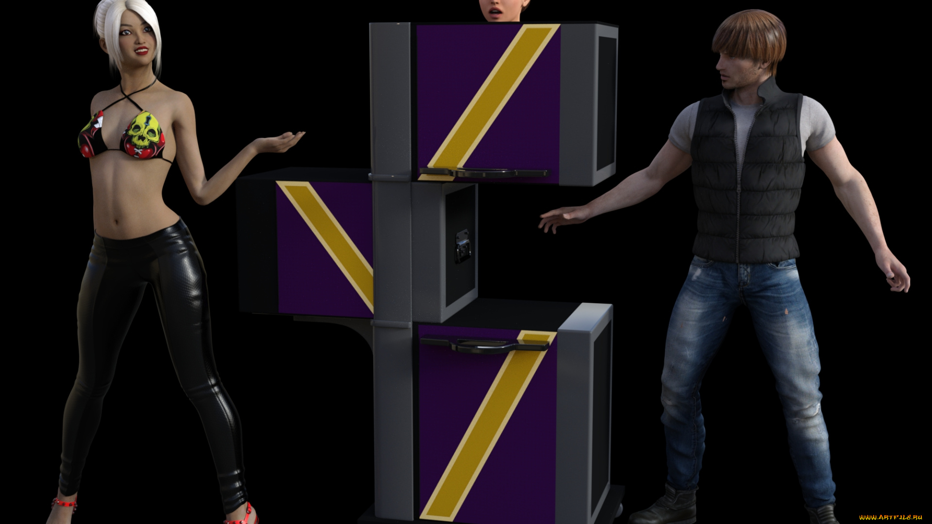 3д, графика, фантазия, , fantasy, цирк, фокус, иллюзия