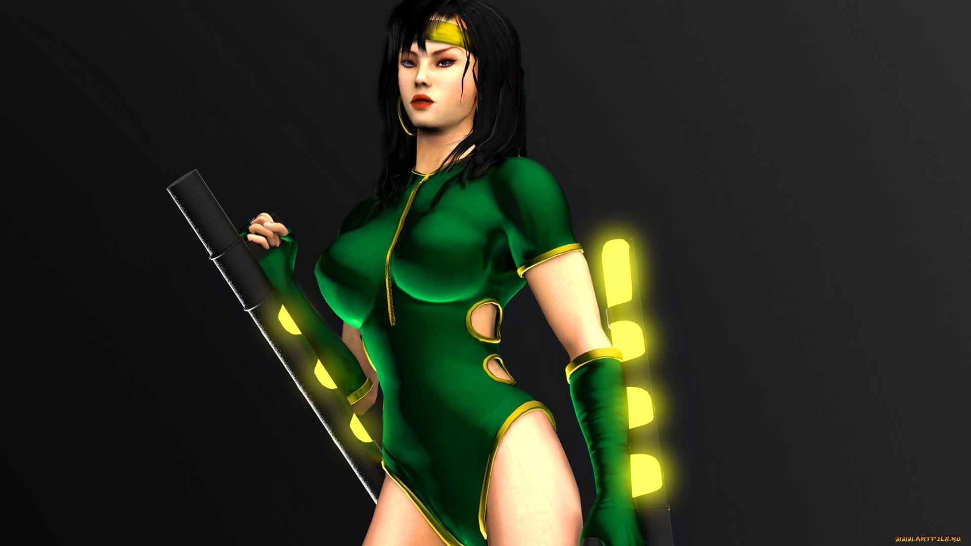 3д, графика, фантазия, , fantasy, девушка, фон, взгляд