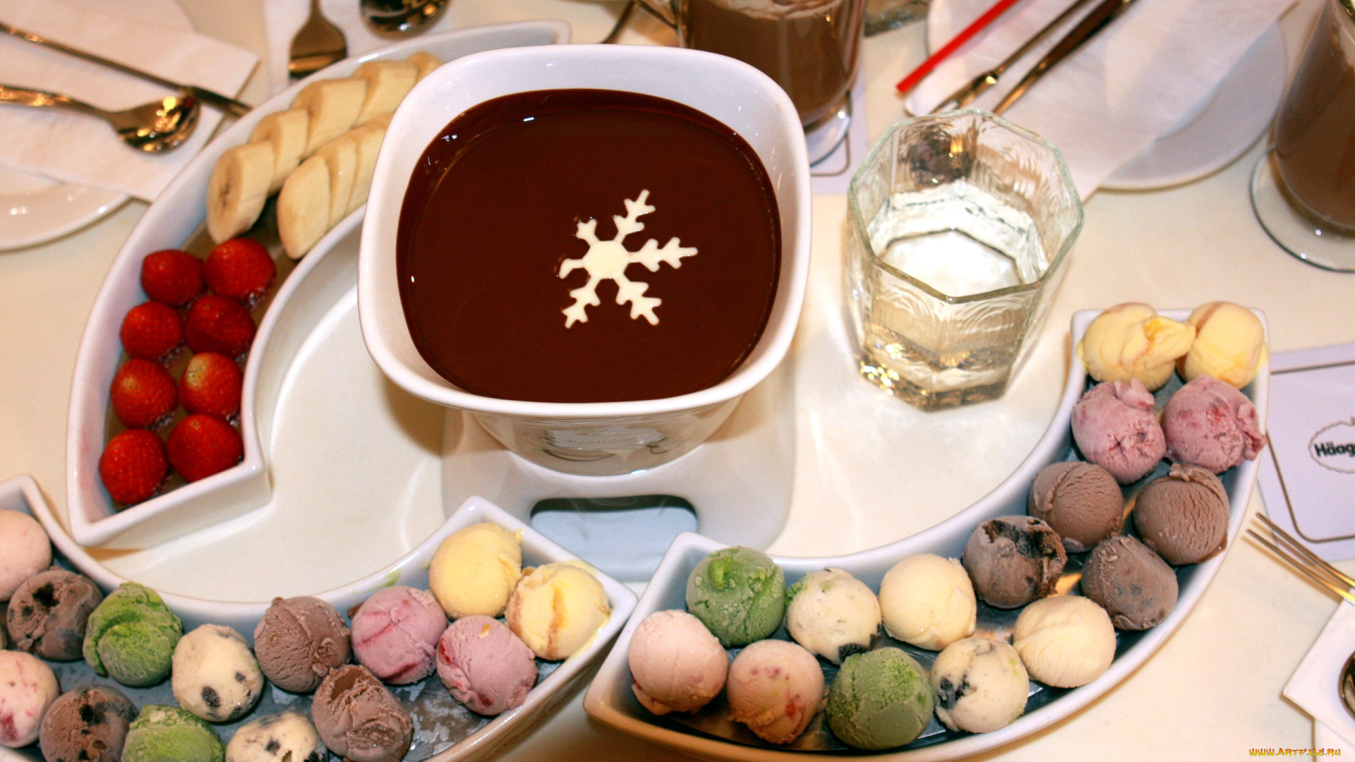 еда, мороженое, , десерты, шарики, ассорти