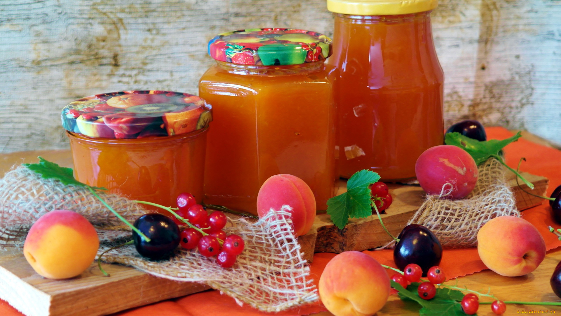 еда, мёд, , варенье, , повидло, , джем, абрикосы, смородина, джем
