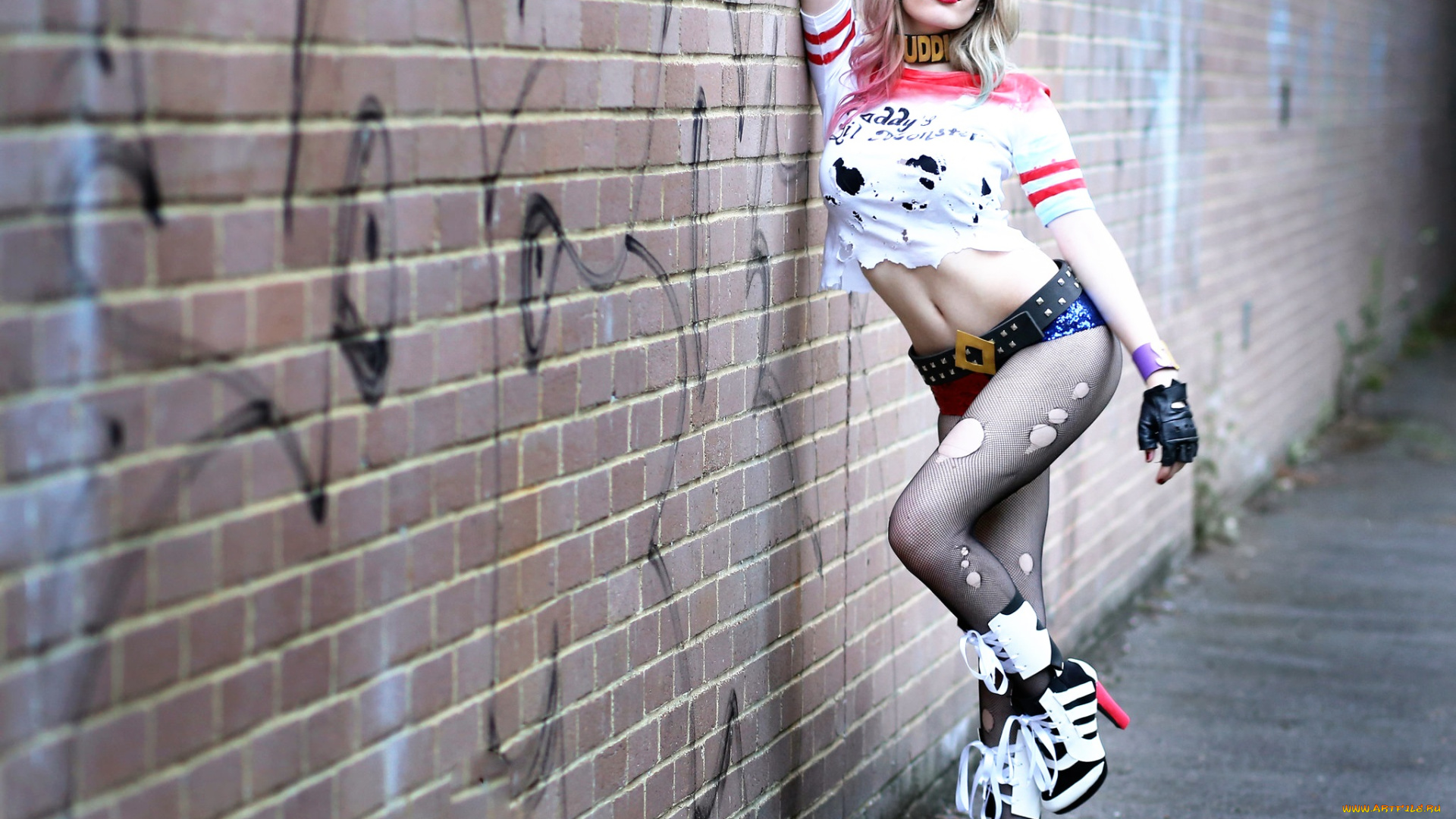 разное, cosplay, , косплей, cosplay, девушка, hannah, harley, quinn