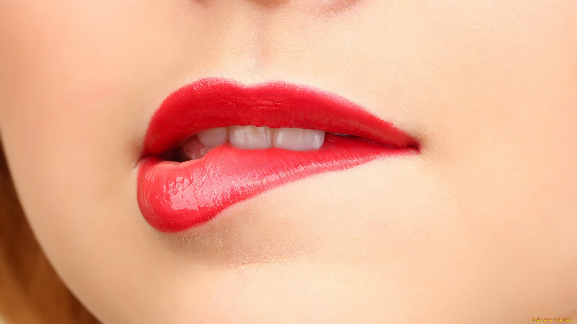 разное, губы, алая, помада