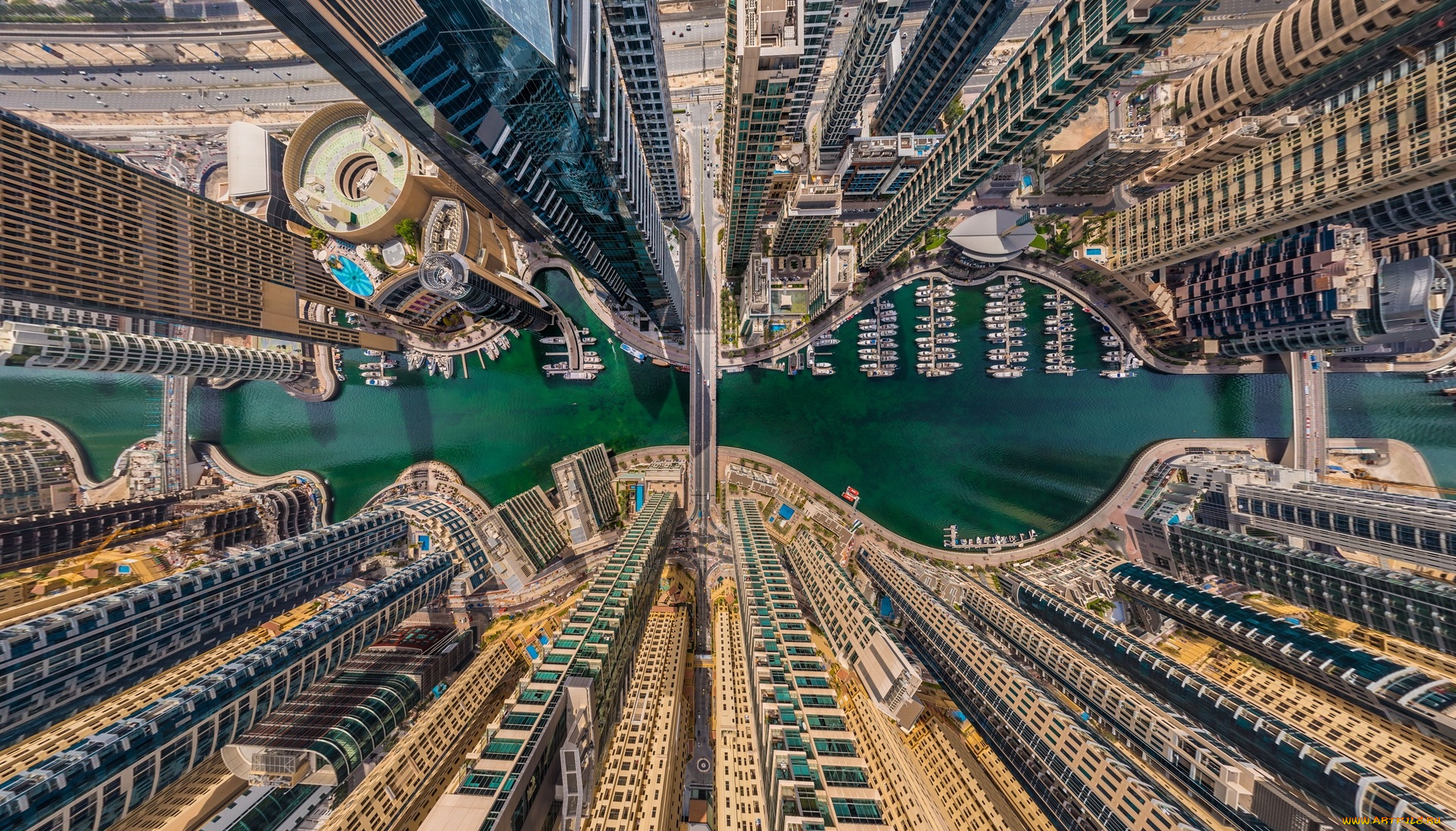 города, дубай, , оаэ, дома, здания, панорама