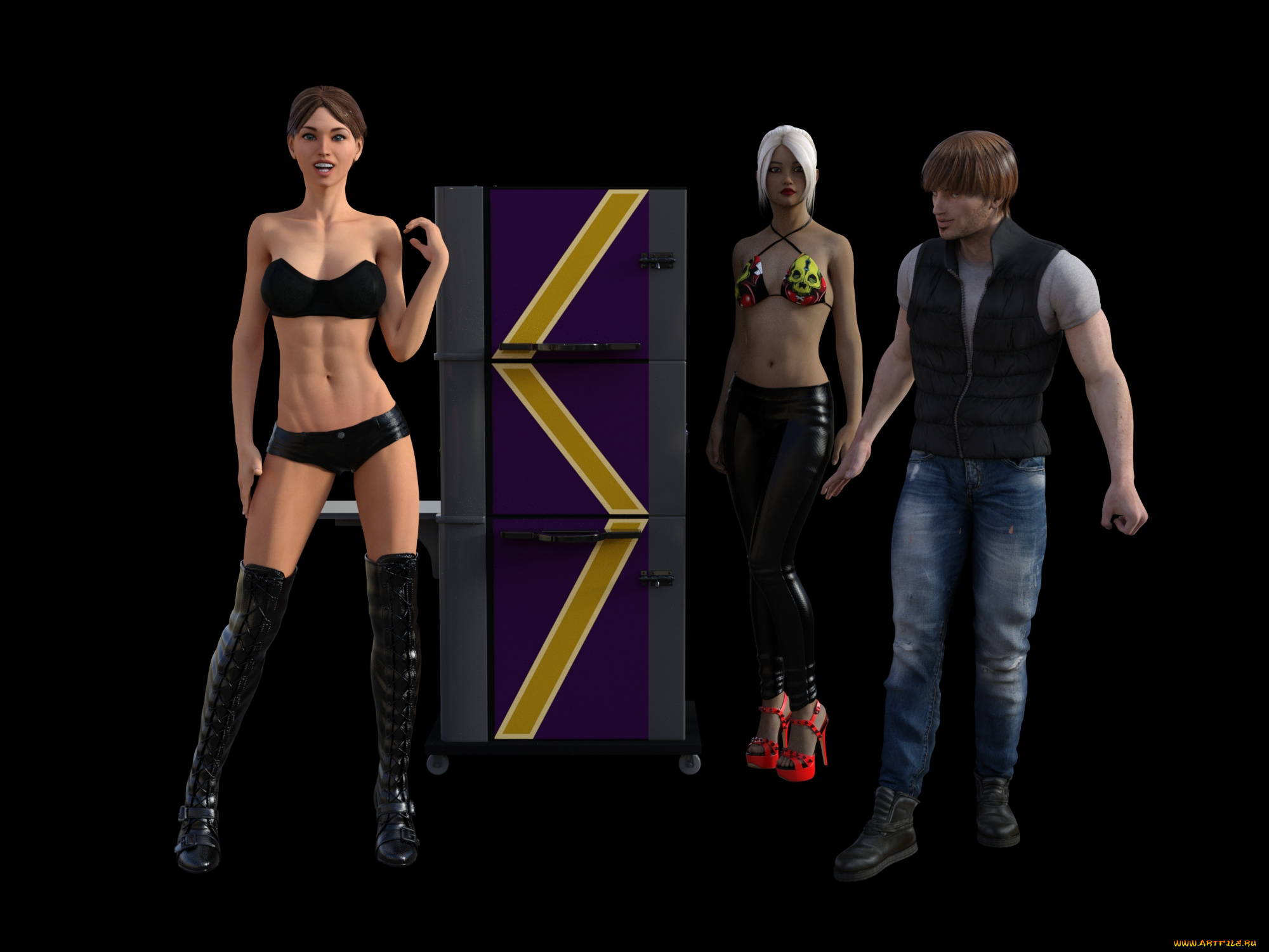 3д, графика, фантазия, , fantasy, цирк, фокус, иллюзия