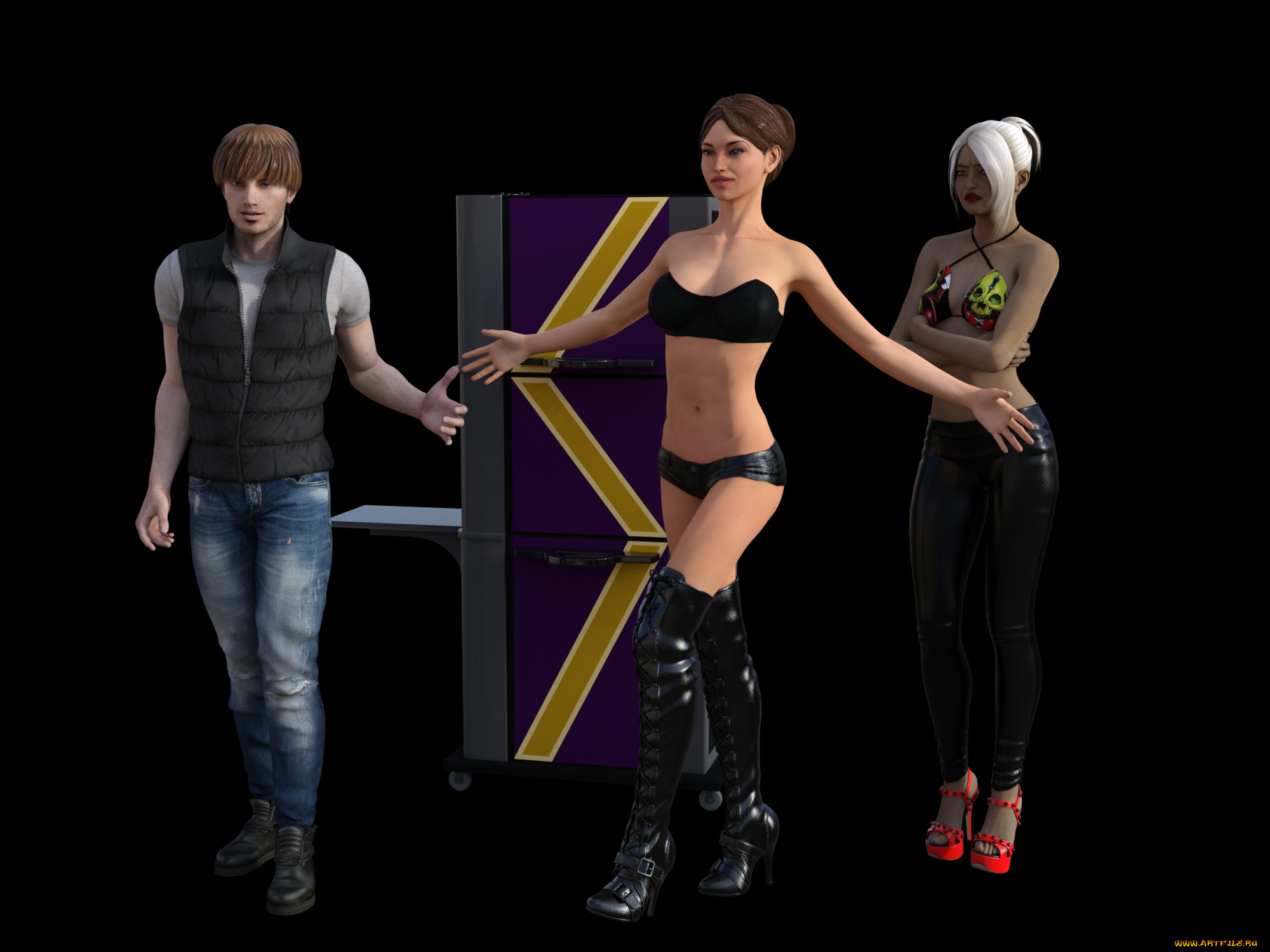 3д, графика, фантазия, , fantasy, цирк, фокус, иллюзия