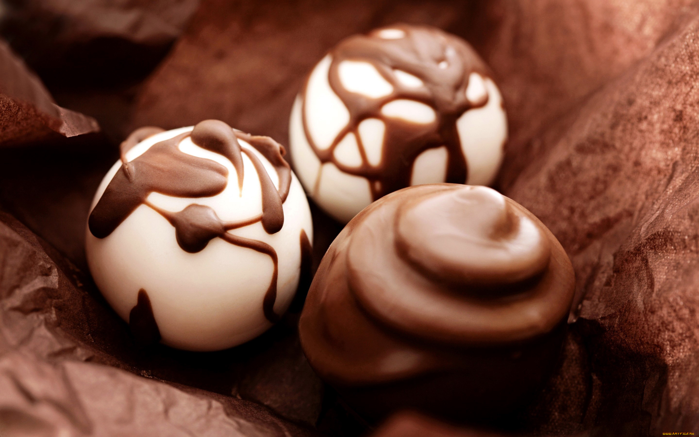 еда, конфеты, , шоколад, , сладости, трио, шоколадное