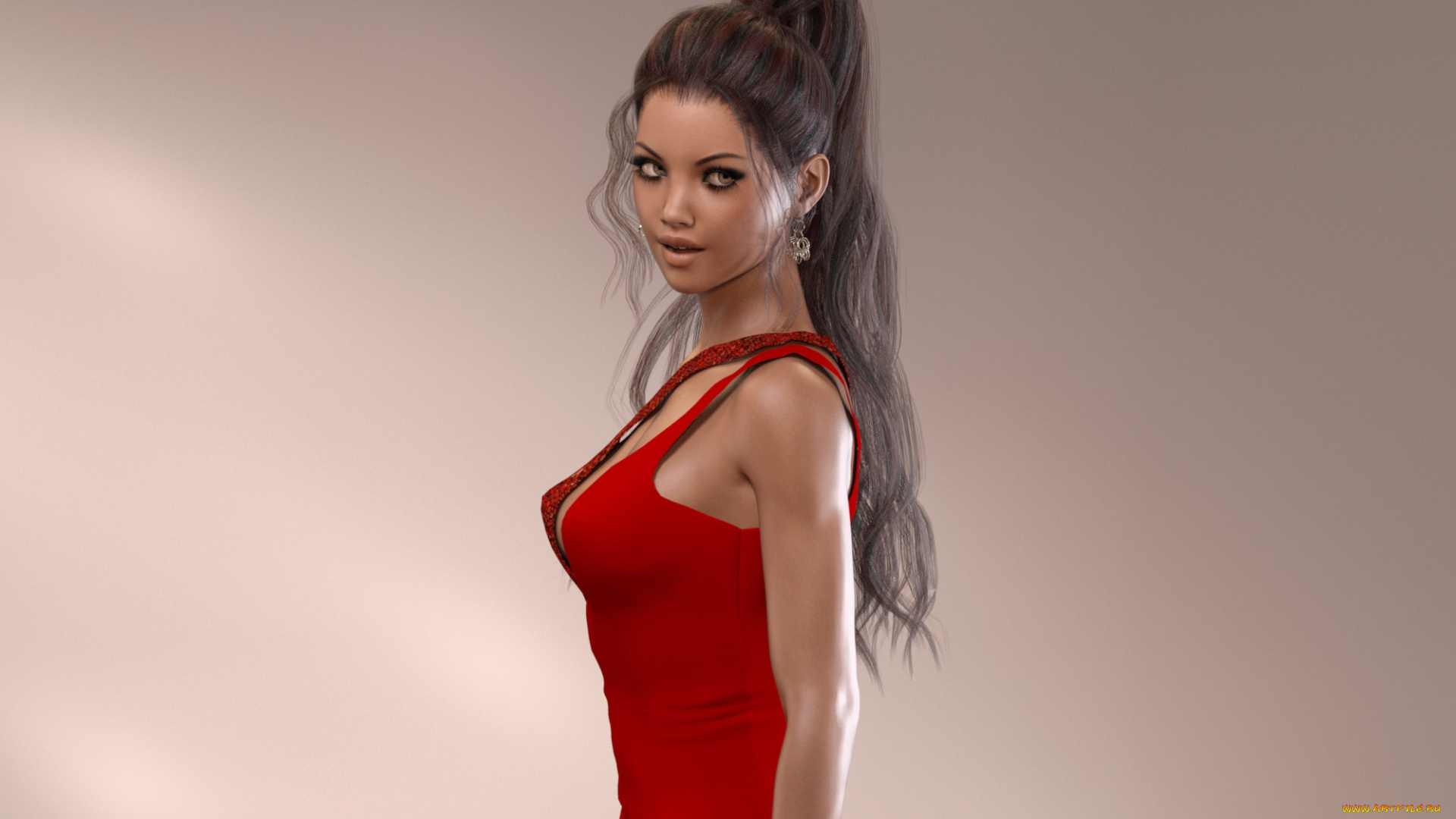 3д, графика, люди, , people, девушка, фон, взгляд