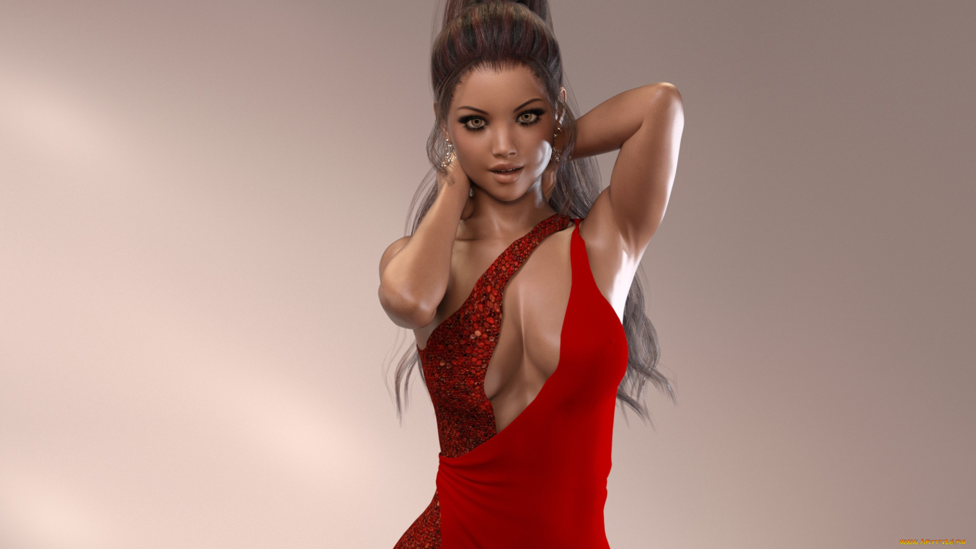 3д, графика, люди, , people, фон, взгляд, девушка