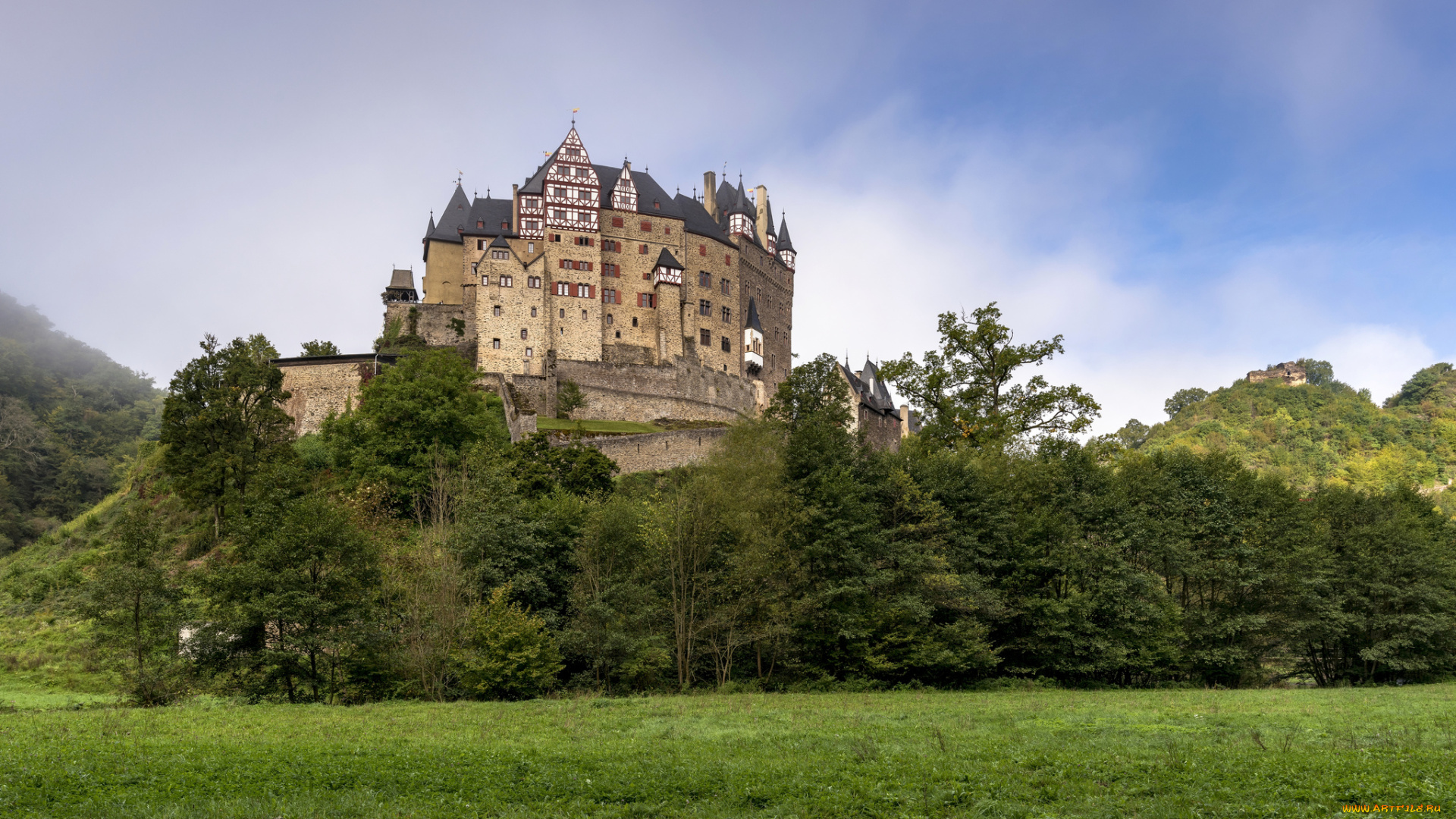eltz, castleeifel, germany, города, замки, германии, замок