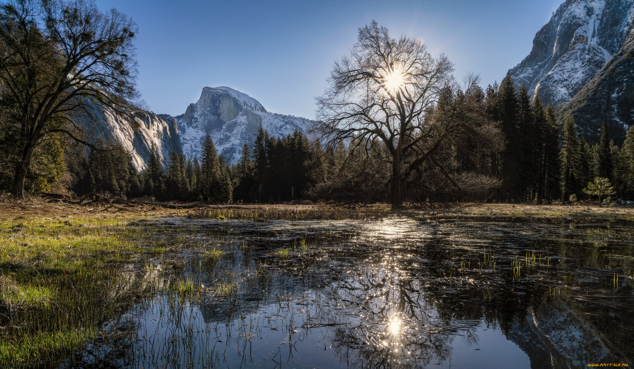 природа, реки, озера, простор