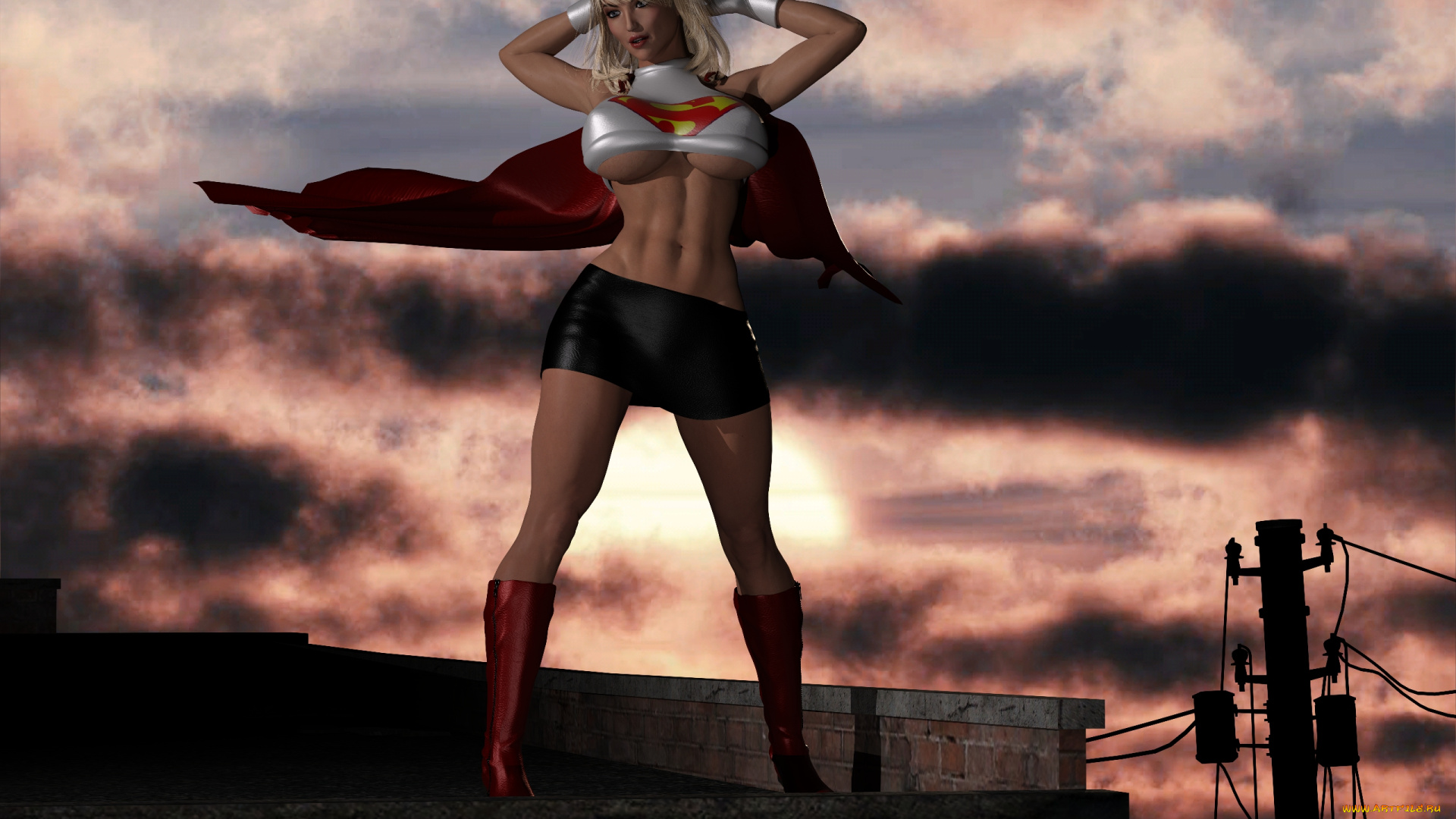 3д, графика, фантазия, , fantasy, девушка, взгляд, фон