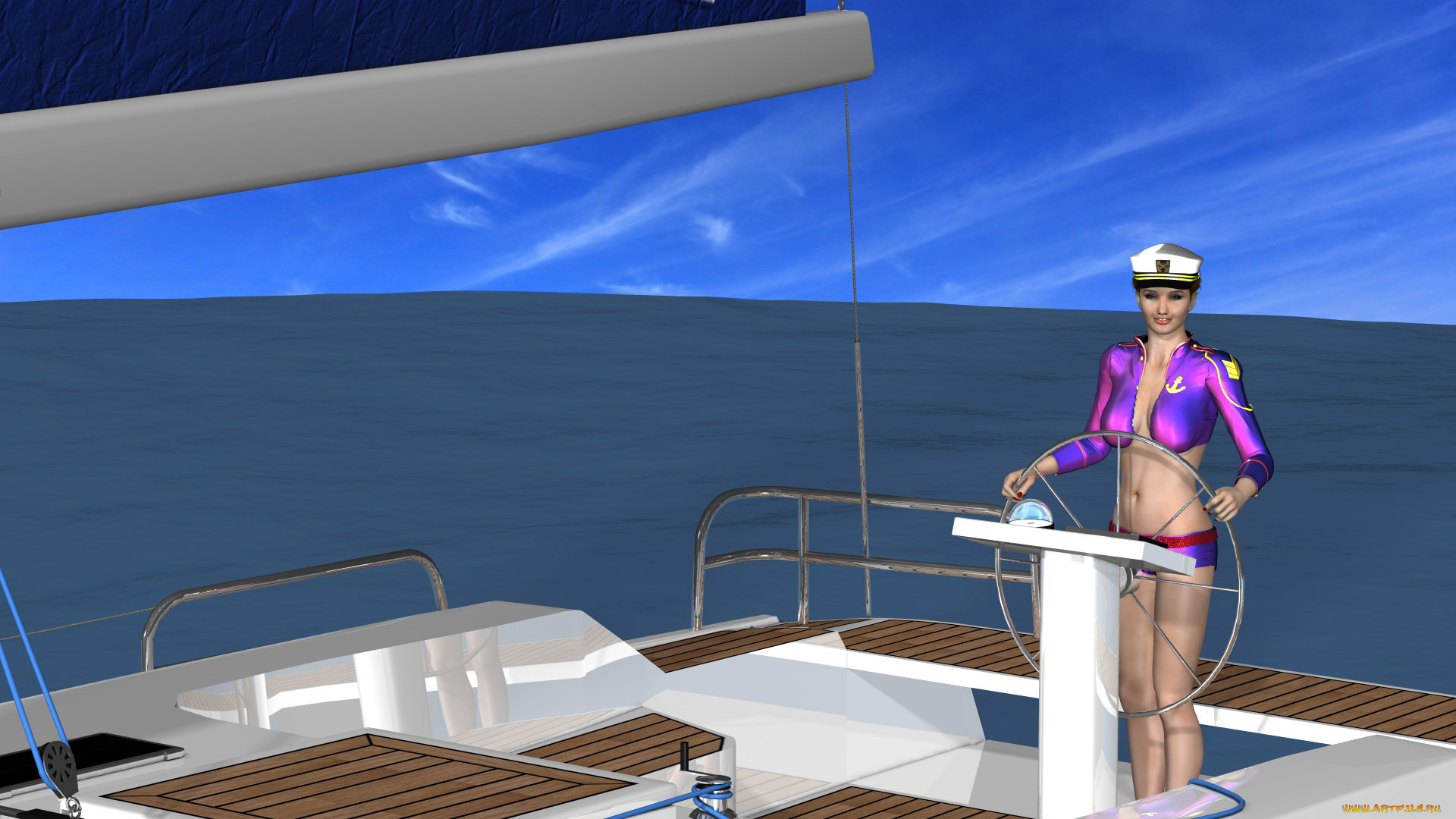 3д, графика, люди, , people, девушка, взгляд, фон