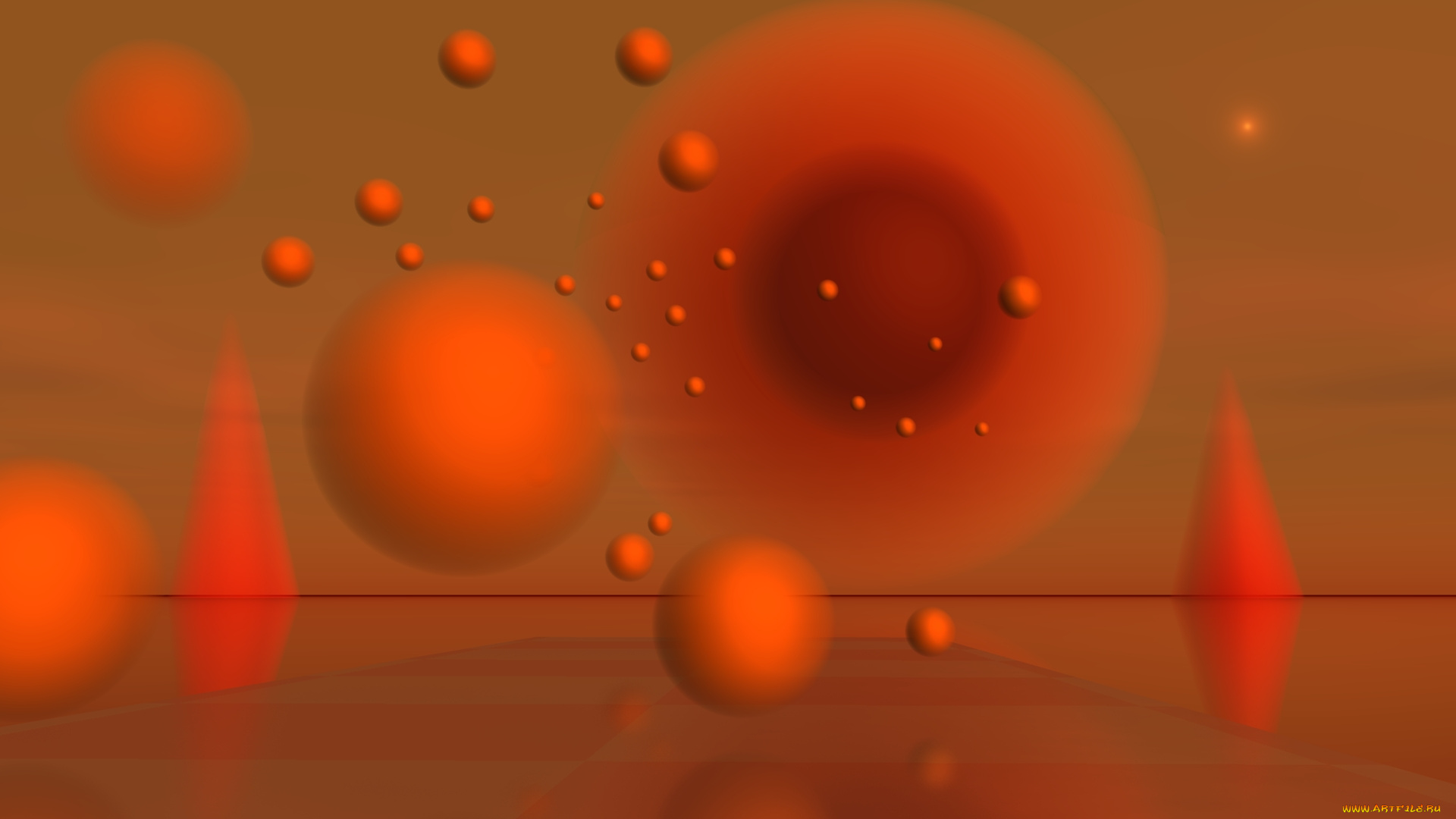 3д, графика, шары, , balls, шары, фон