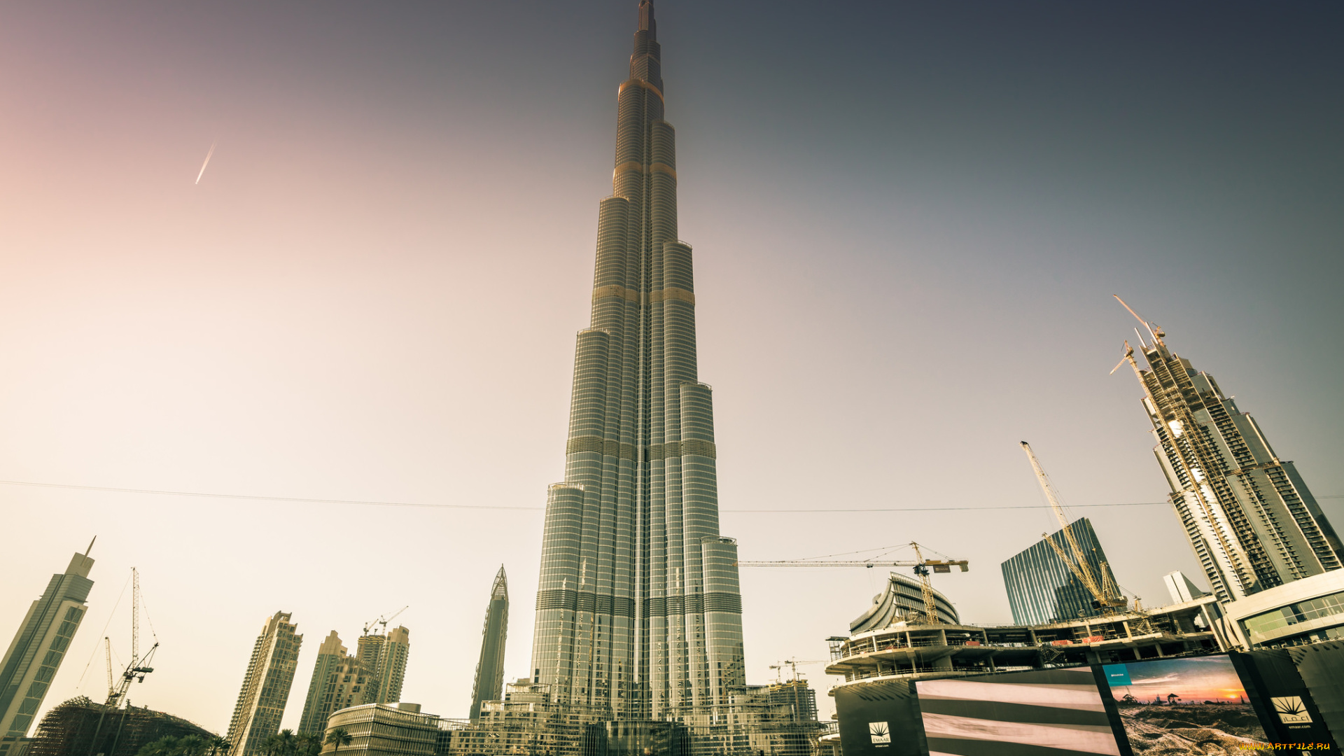 burj, khalifa, , dubai, города, дубай, , оаэ, простор