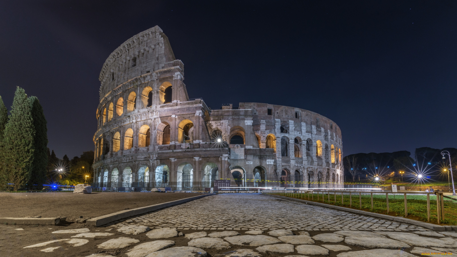 colosseo-, roma, города, рим, , ватикан, , италия, простор