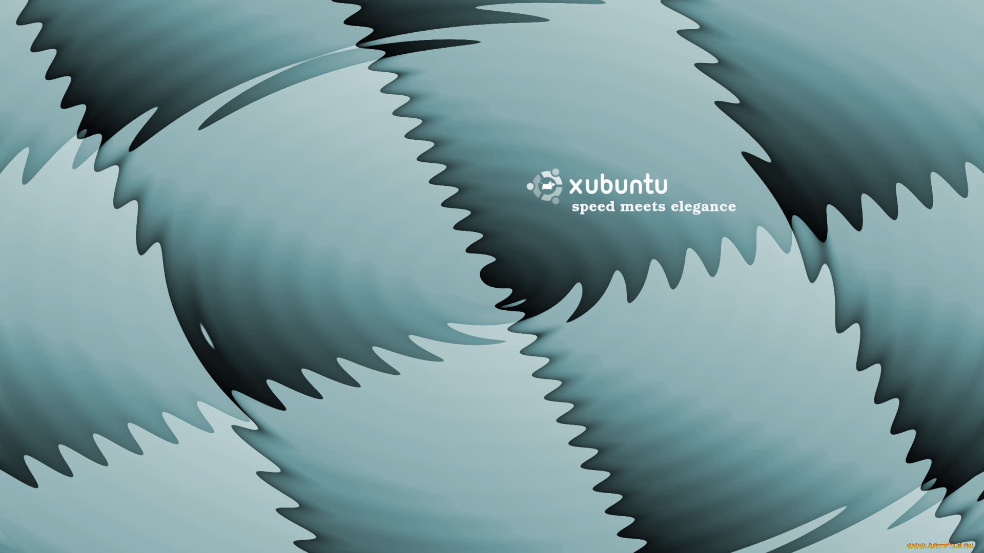 компьютеры, ubuntu, linux, фон, логотип