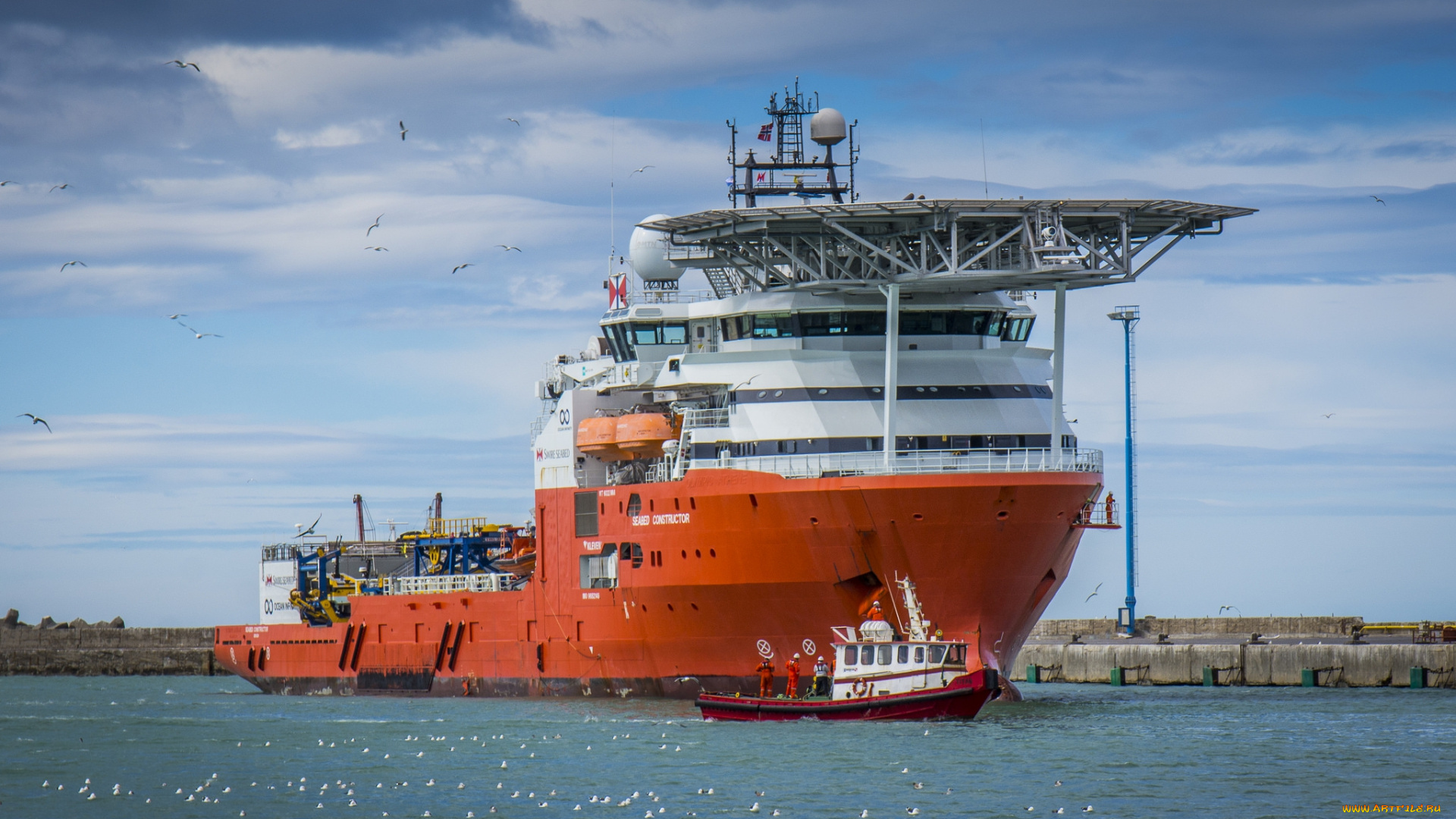 корабли, другое, кабелеукладчик