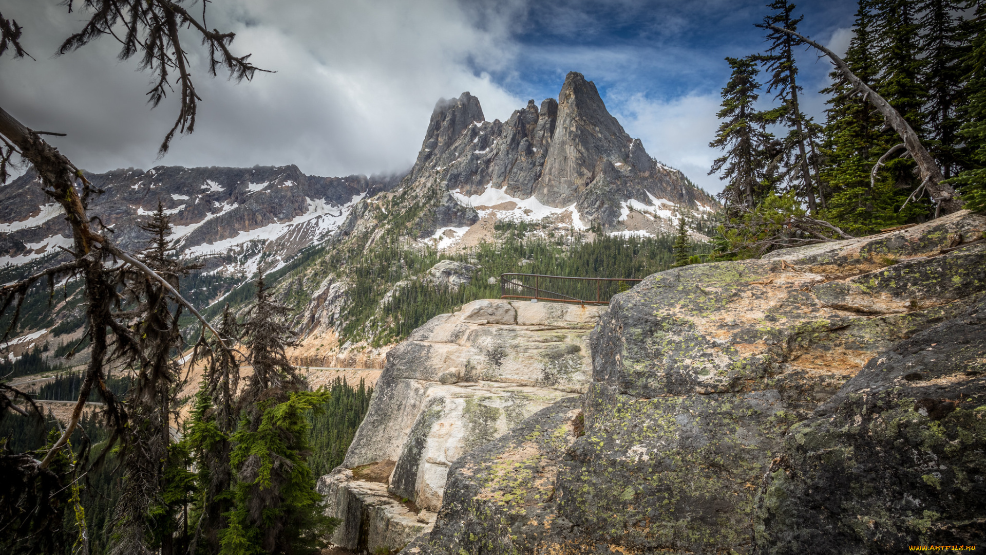 природа, горы, простор