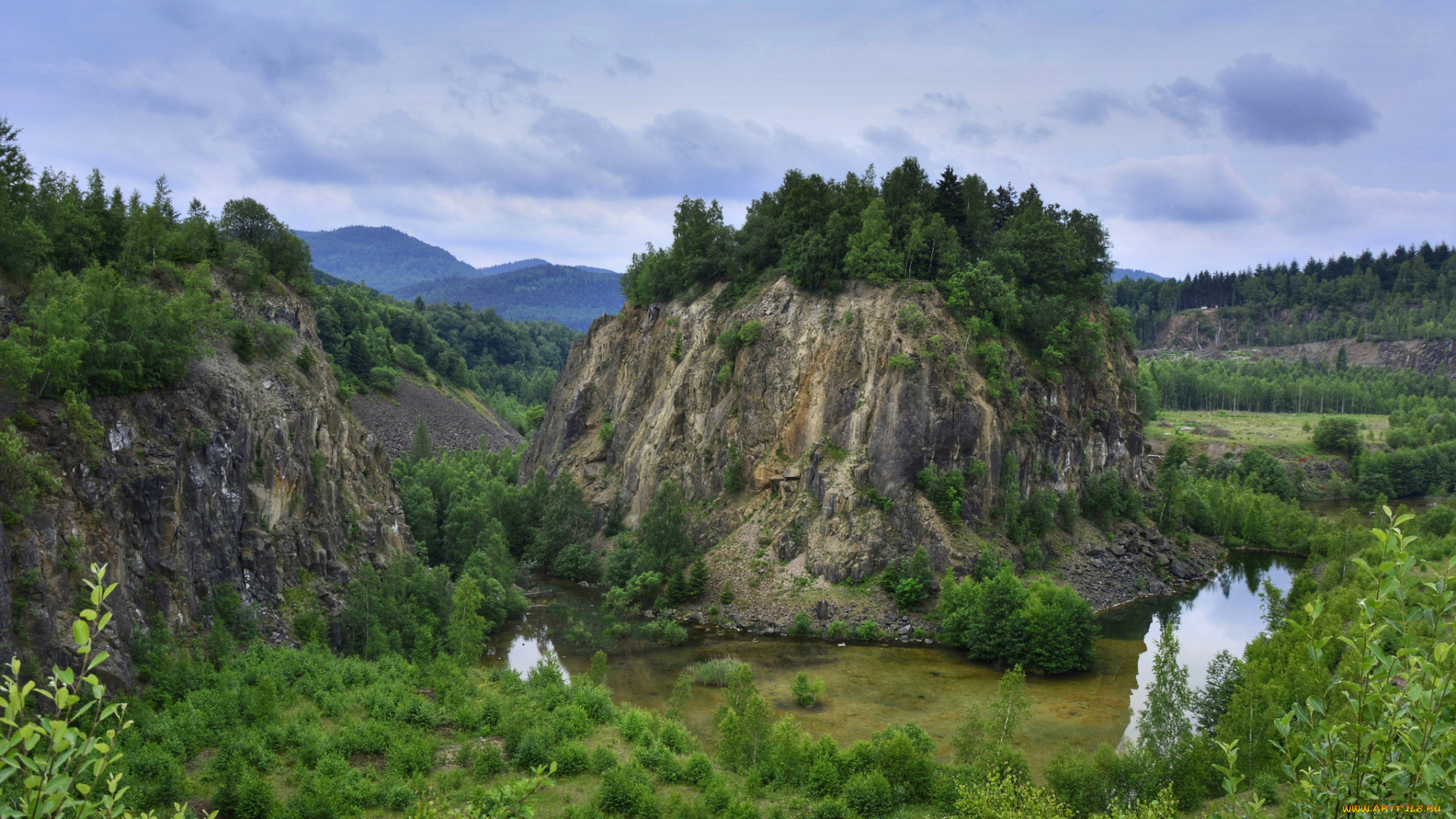 природа, горы, простор