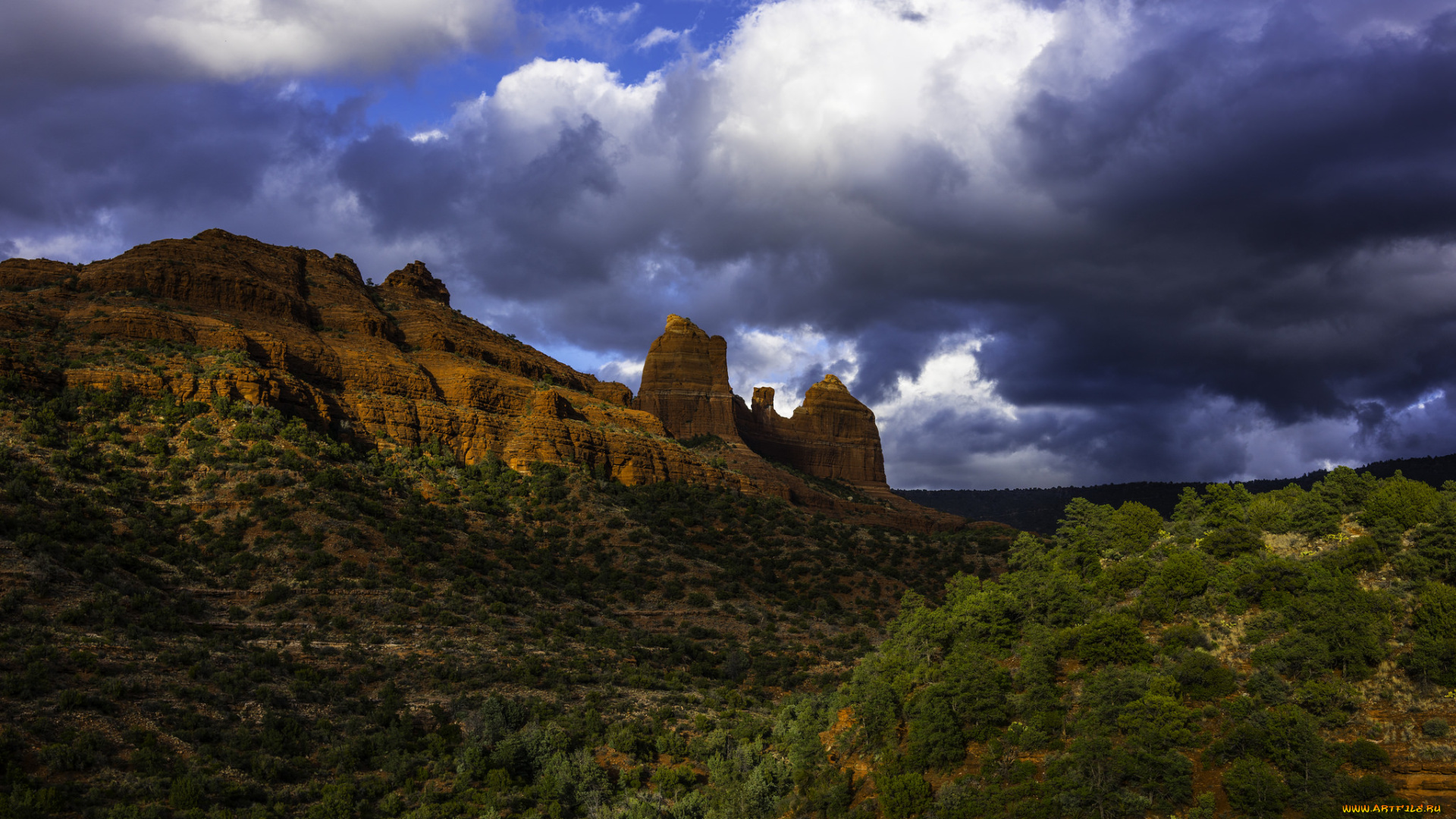 природа, горы, простор