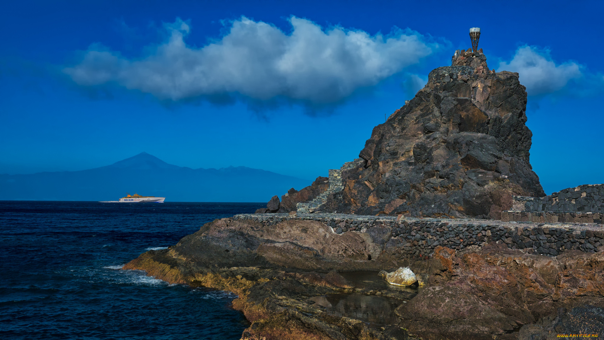 природа, маяки, простор