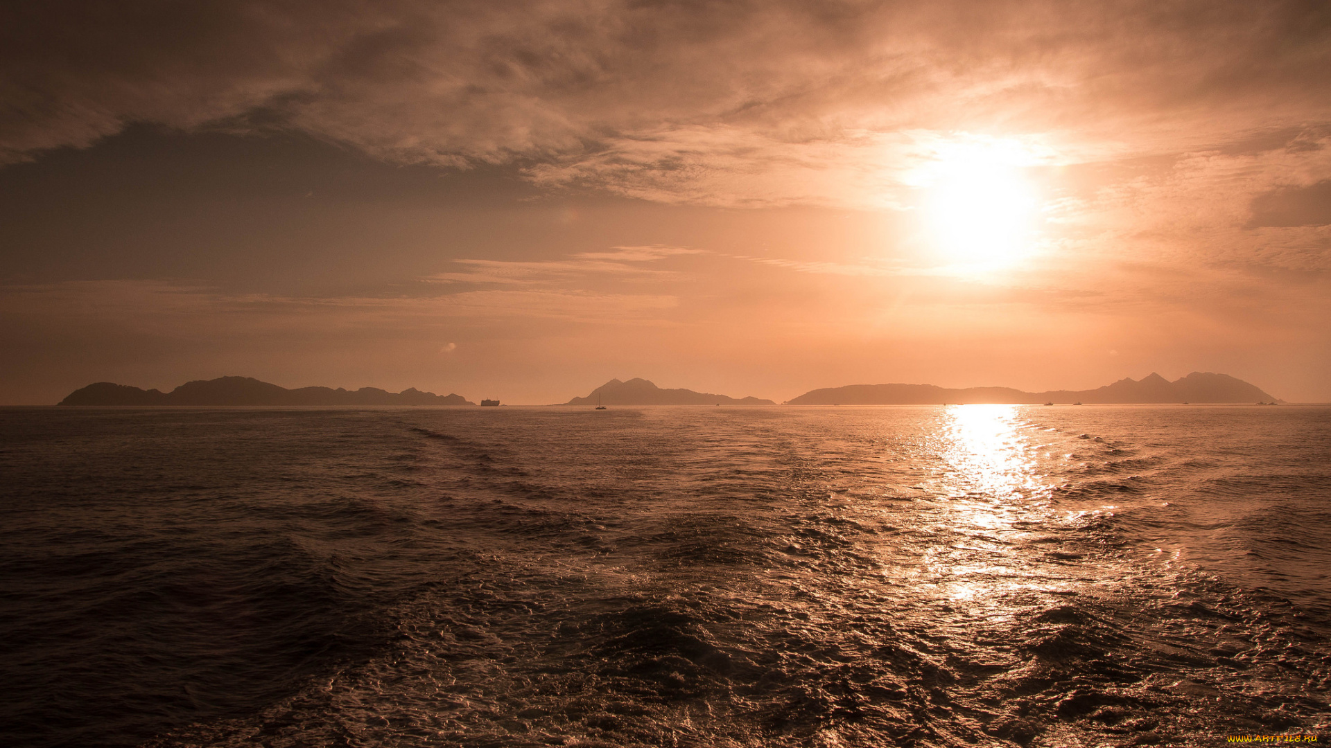 природа, моря, океаны, простор