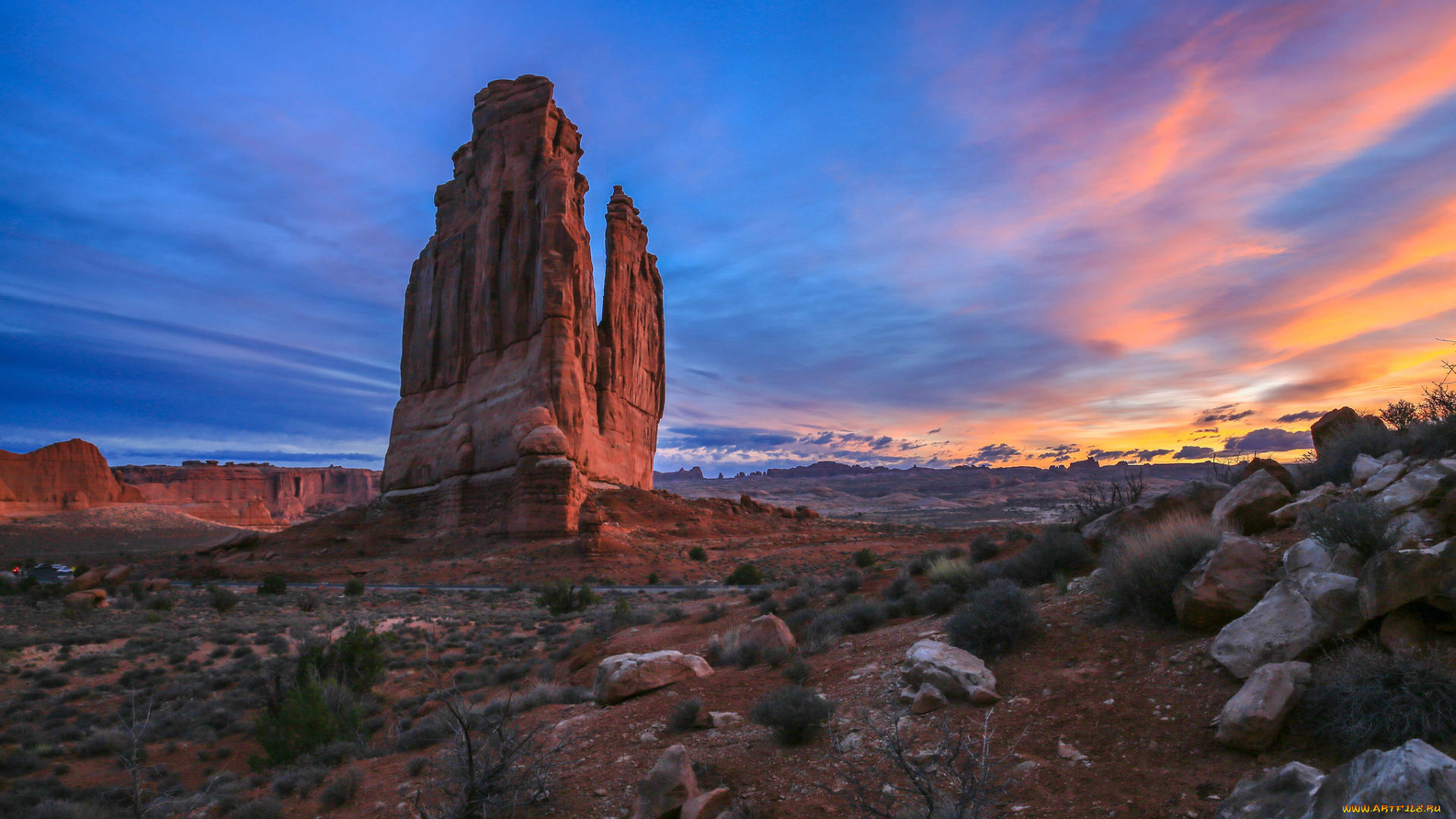 природа, пустыни, простор