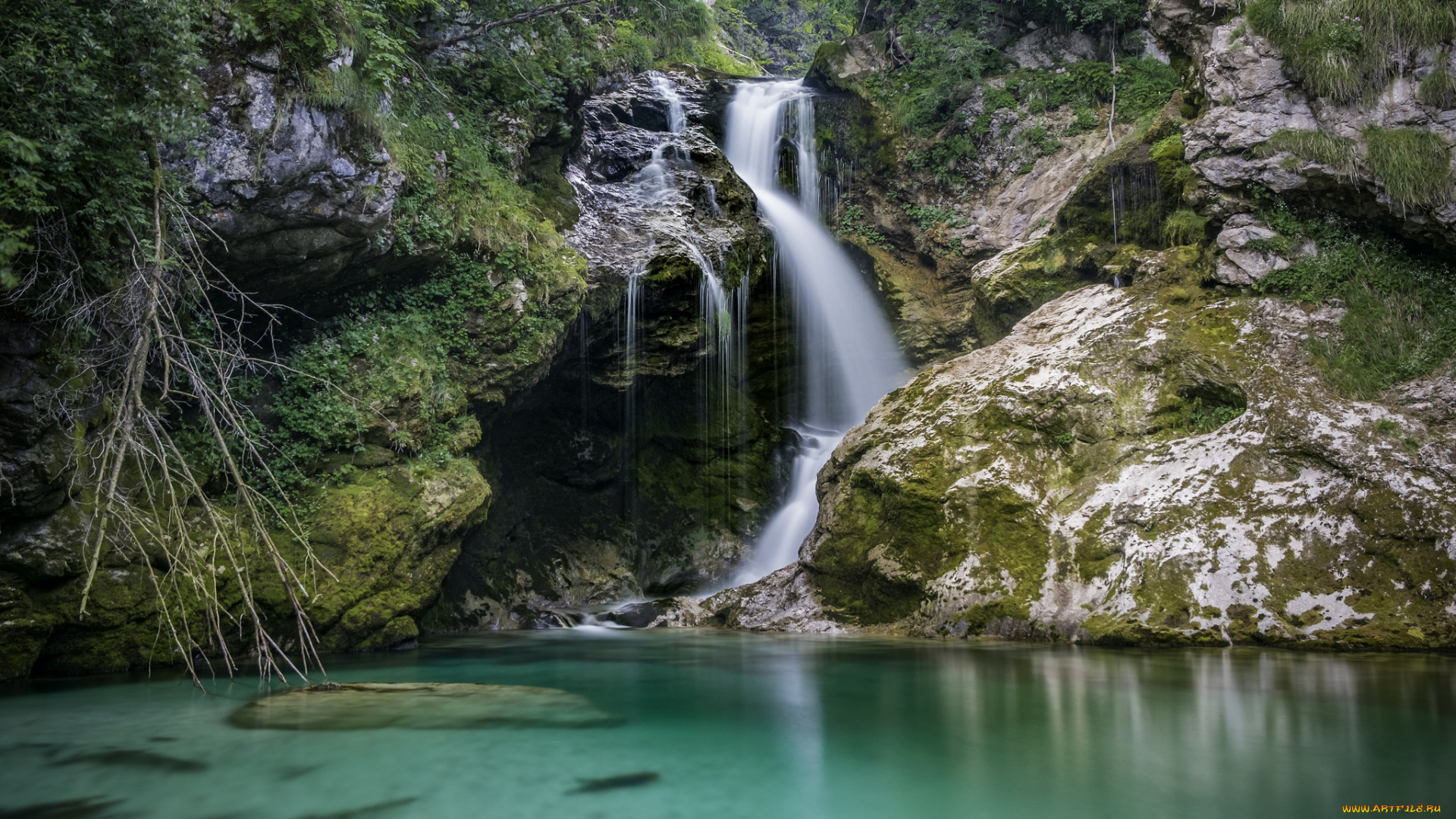 природа, водопады, простор