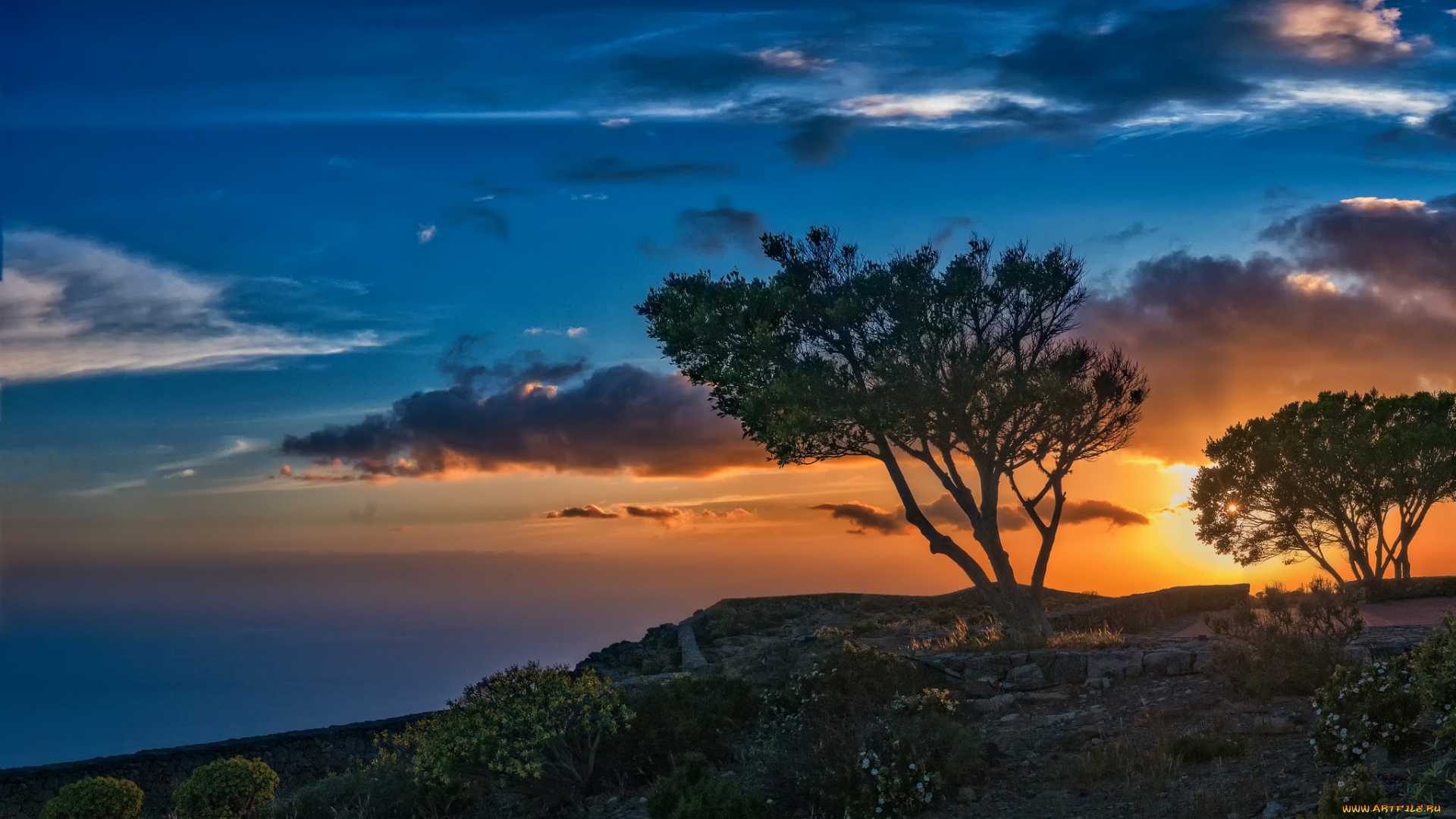 природа, восходы, закаты, простор