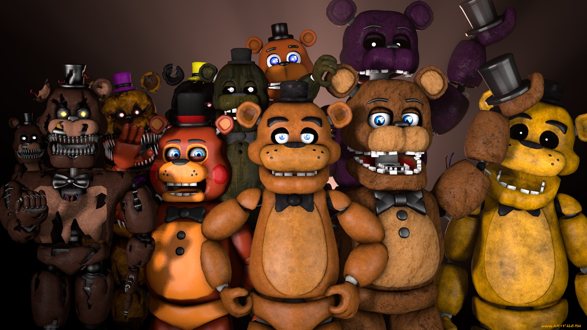 видео, игры, five, nights, at, freddy`s, five, nights, at, freddy's