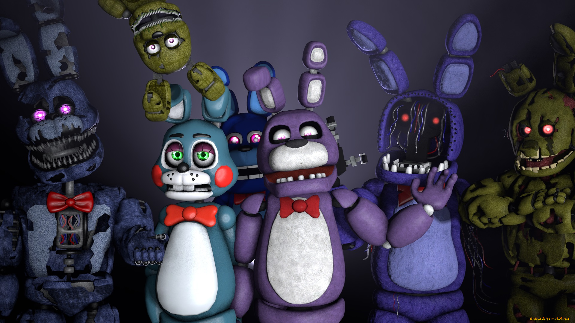видео, игры, five, nights, at, freddy`s, five, nights, at, freddy's