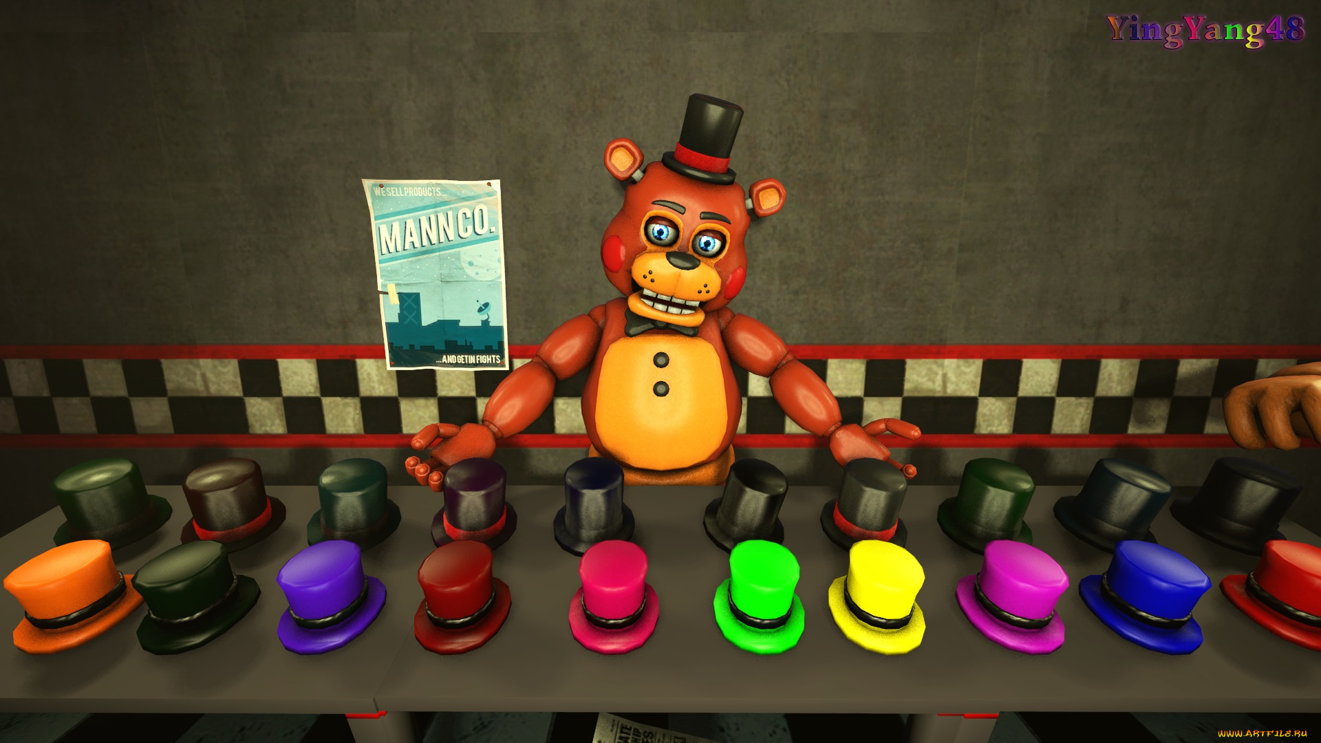 видео, игры, five, nights, at, freddy`s, five, nights, at, freddy's