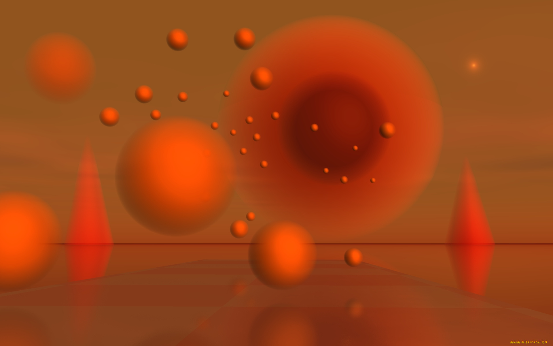 3д, графика, шары, , balls, шары, фон