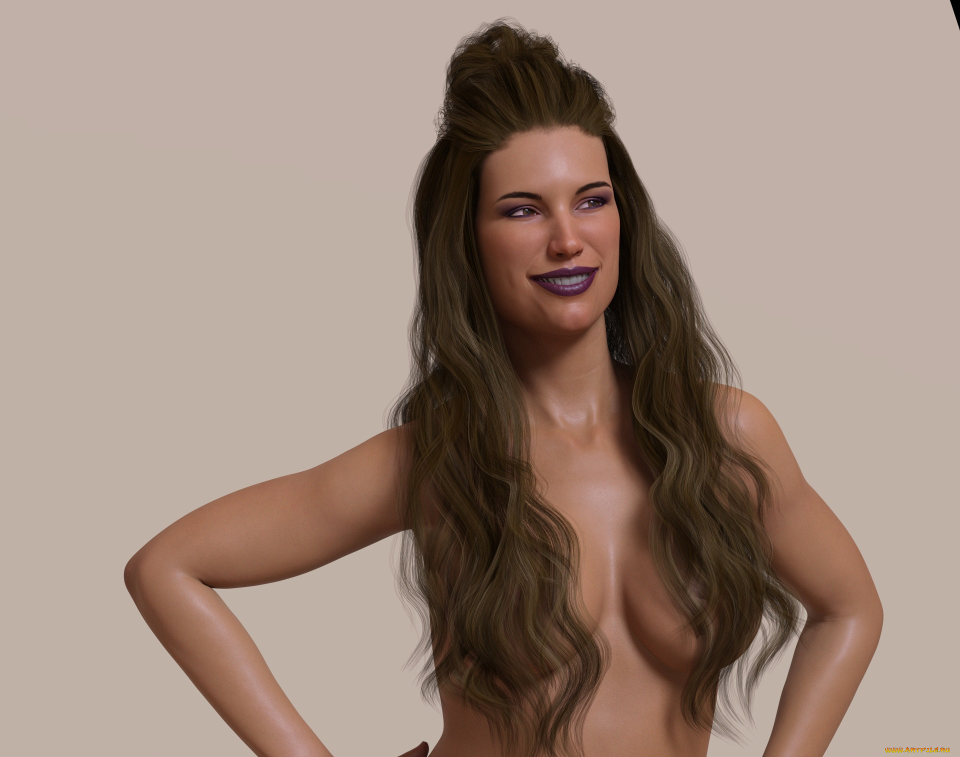 3д, графика, люди, , people, девушка, взгляд, фон