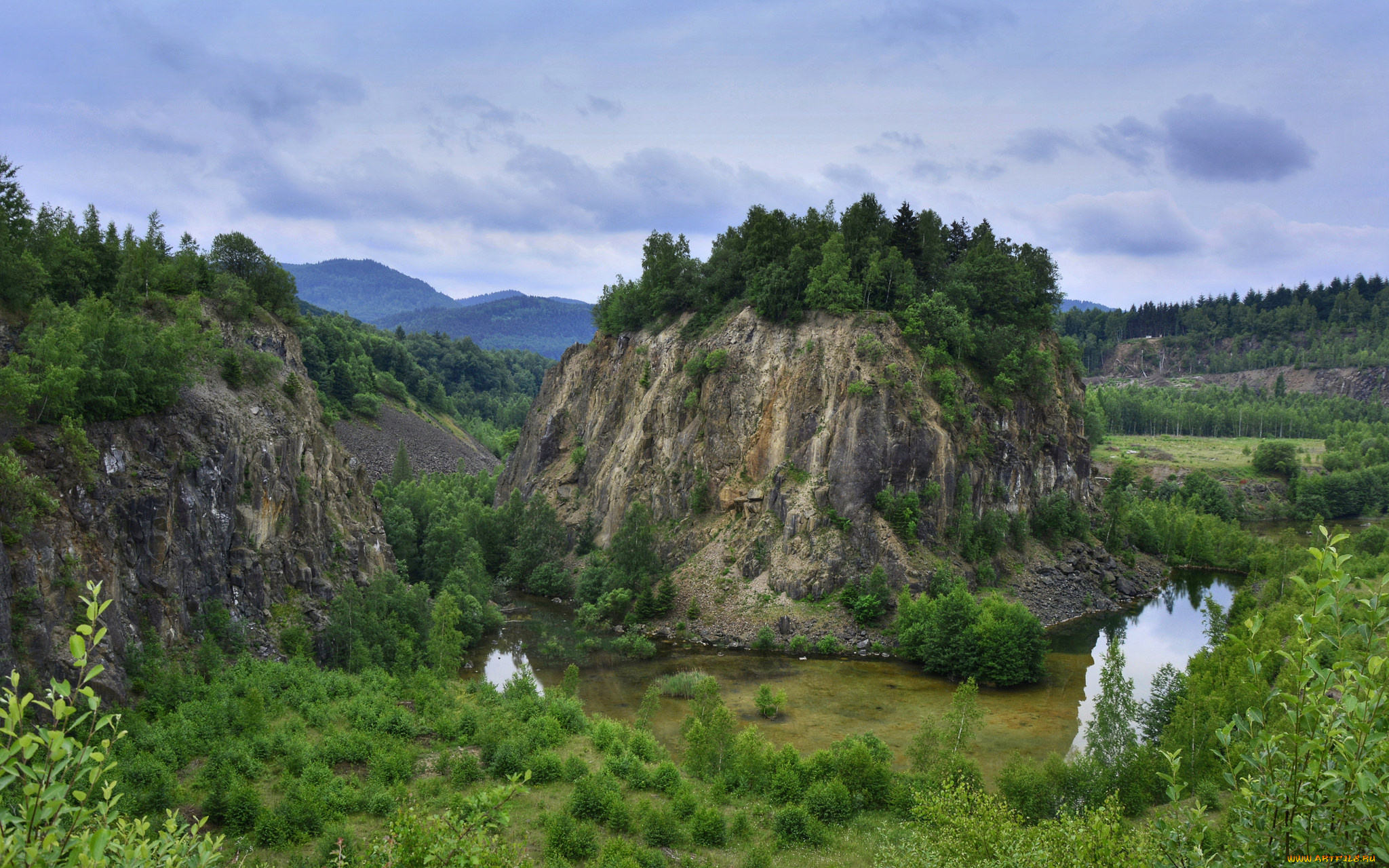 природа, горы, простор