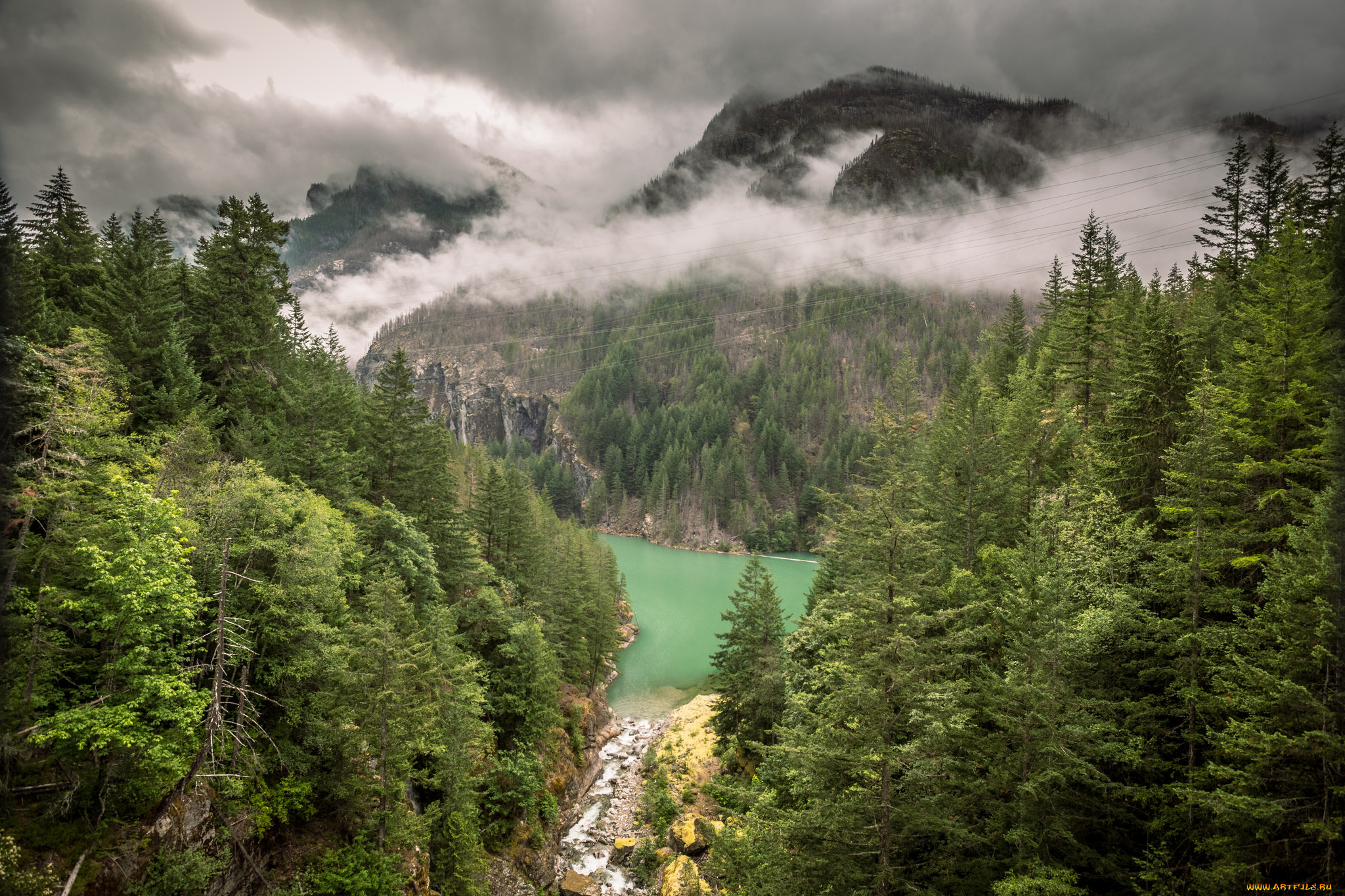 природа, горы, простор