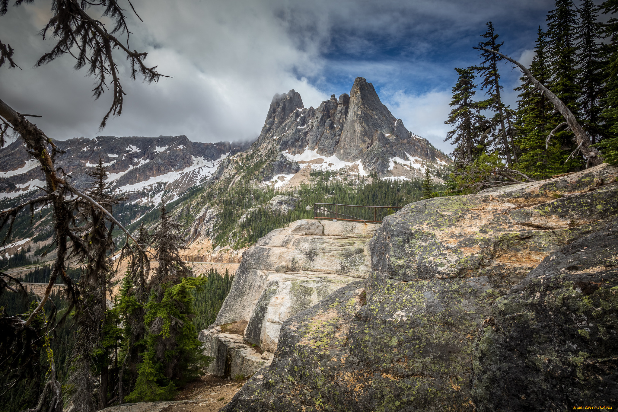 природа, горы, простор