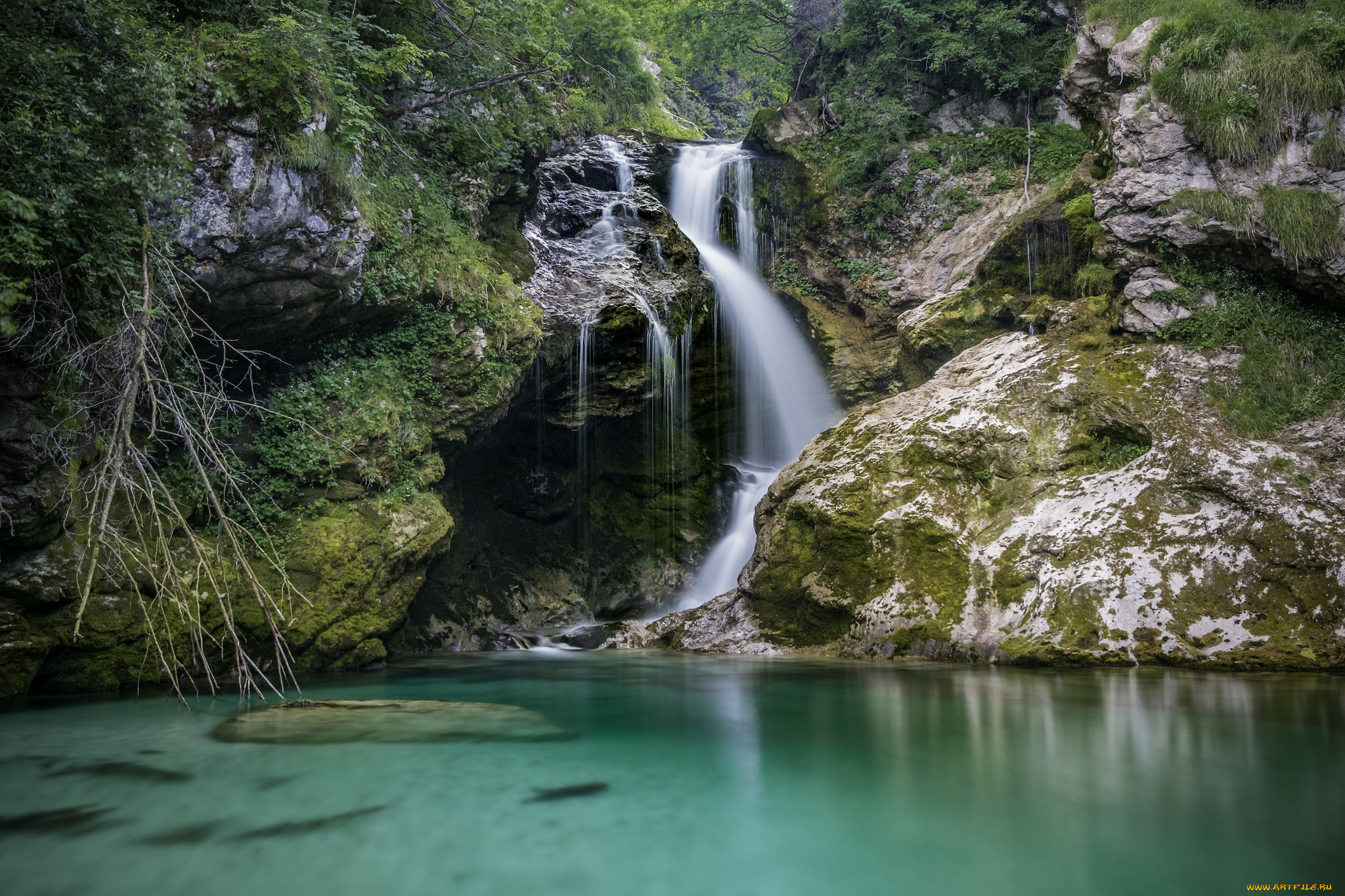 природа, водопады, простор