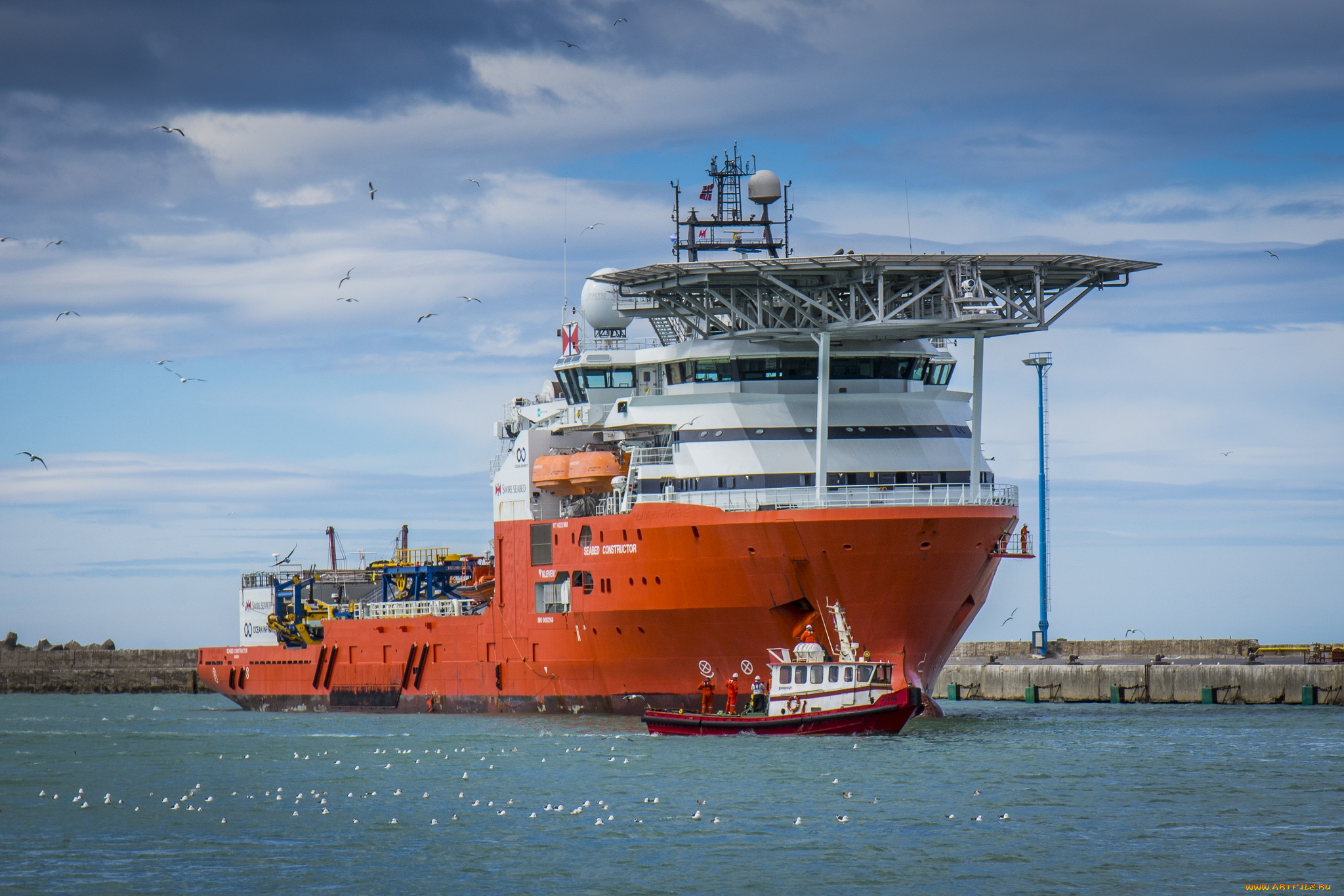 корабли, другое, кабелеукладчик