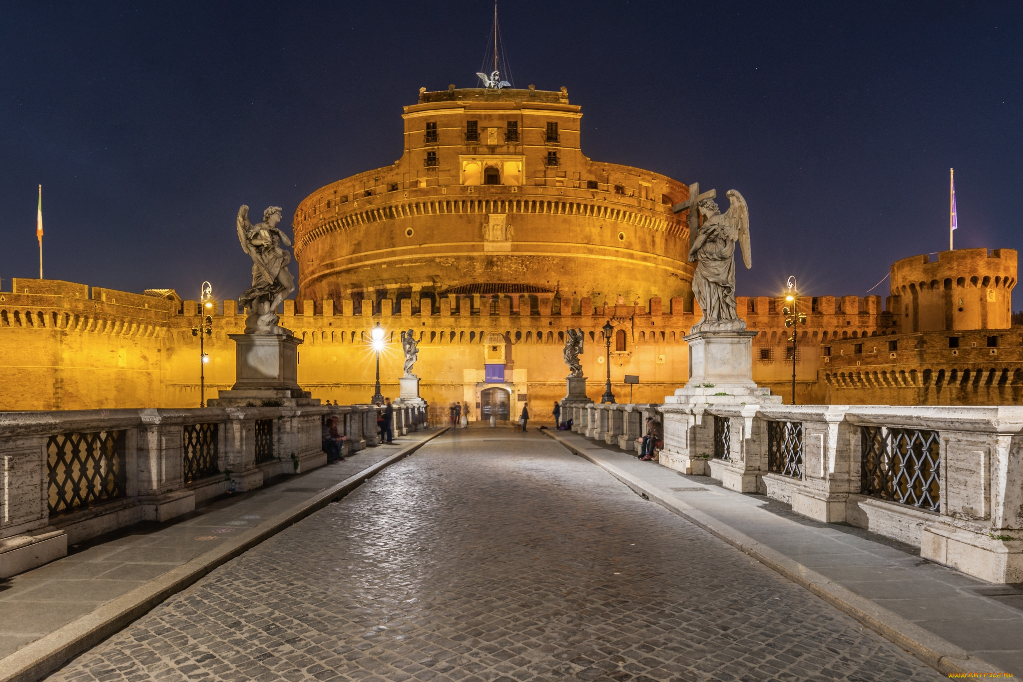 castel, sant’angelo, -, roma, города, рим, , ватикан, , италия, простор