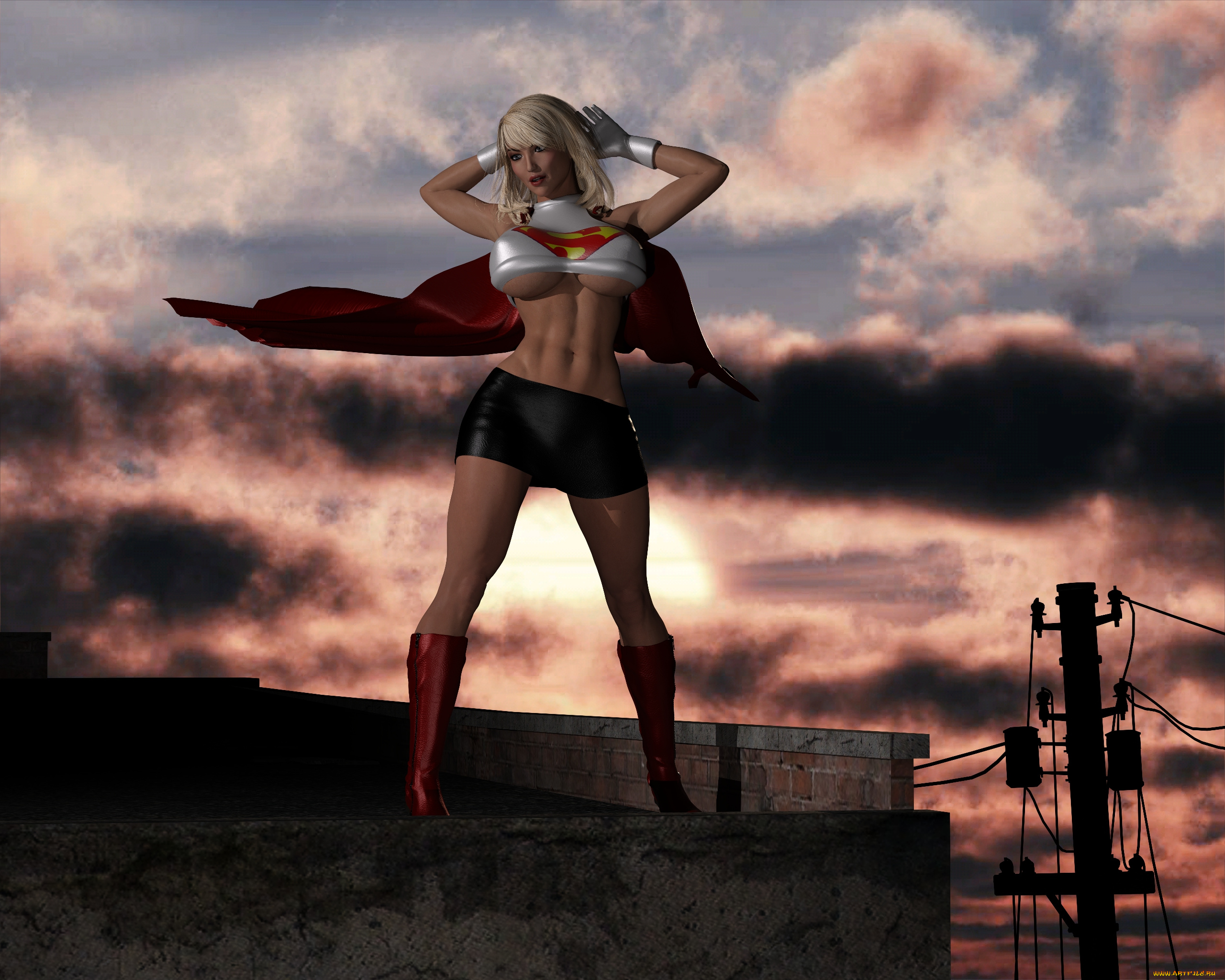 3д, графика, фантазия, , fantasy, девушка, взгляд, фон