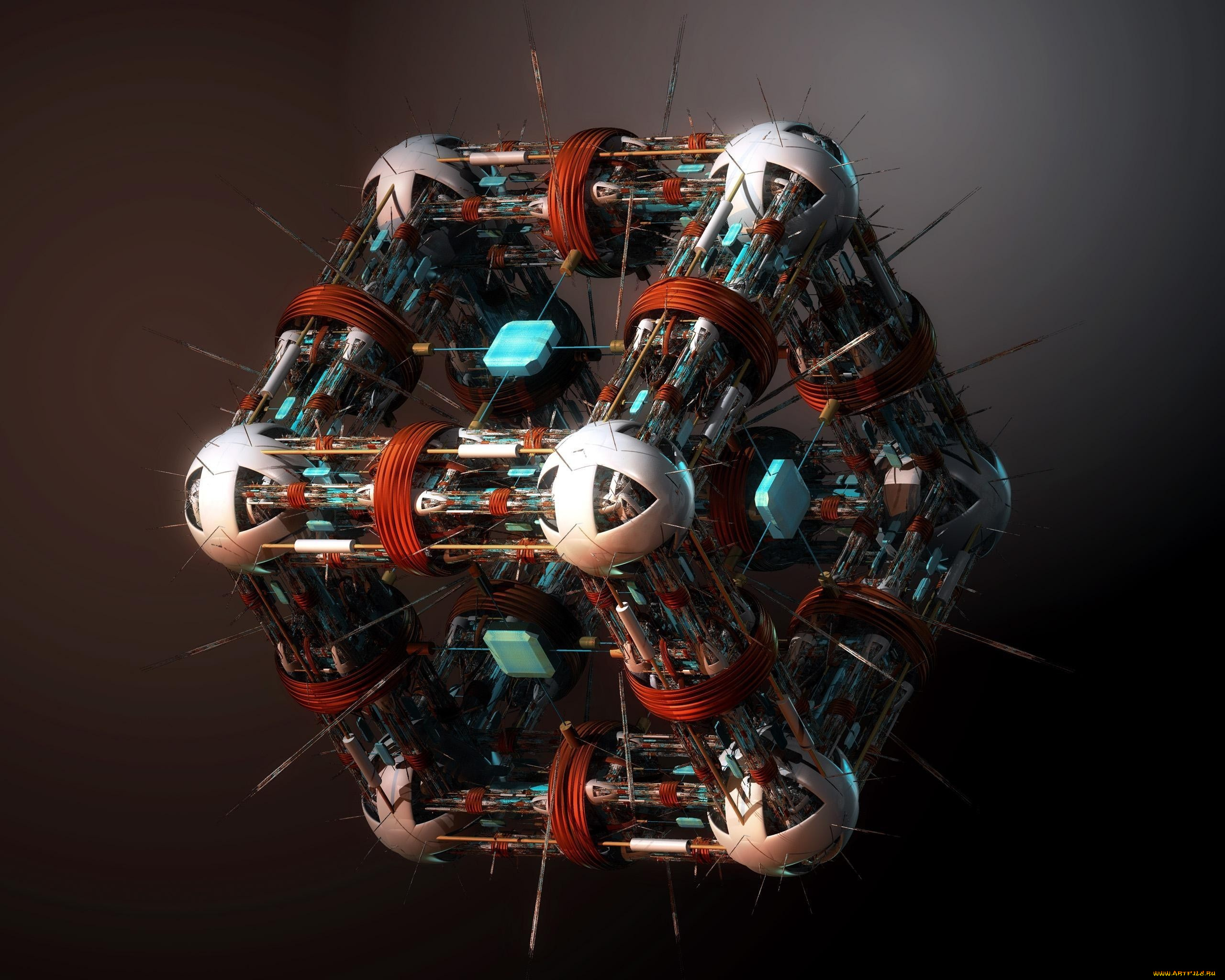 3д, графика, моделирование, , modeling, механизм, куб, технология