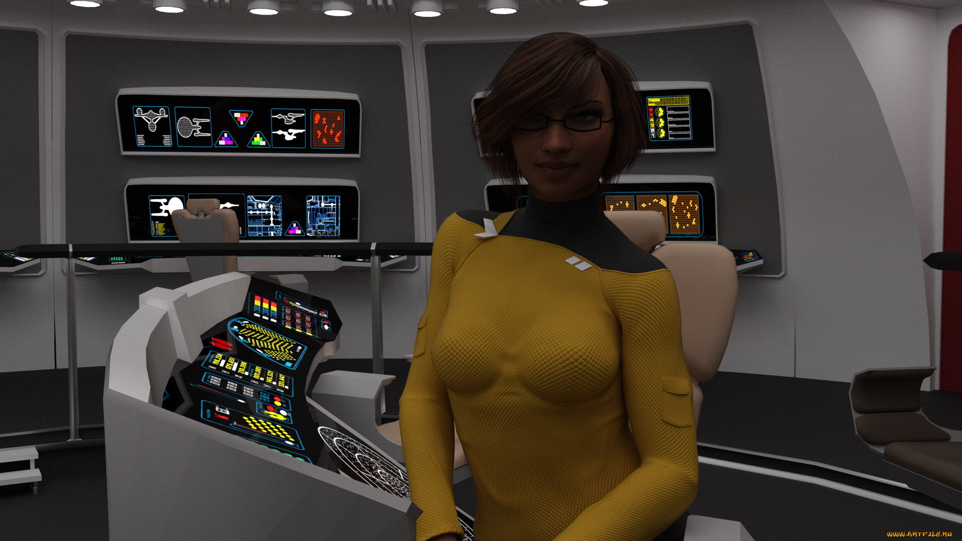 3д, графика, фантазия, , fantasy, фон, взгляд, девушка