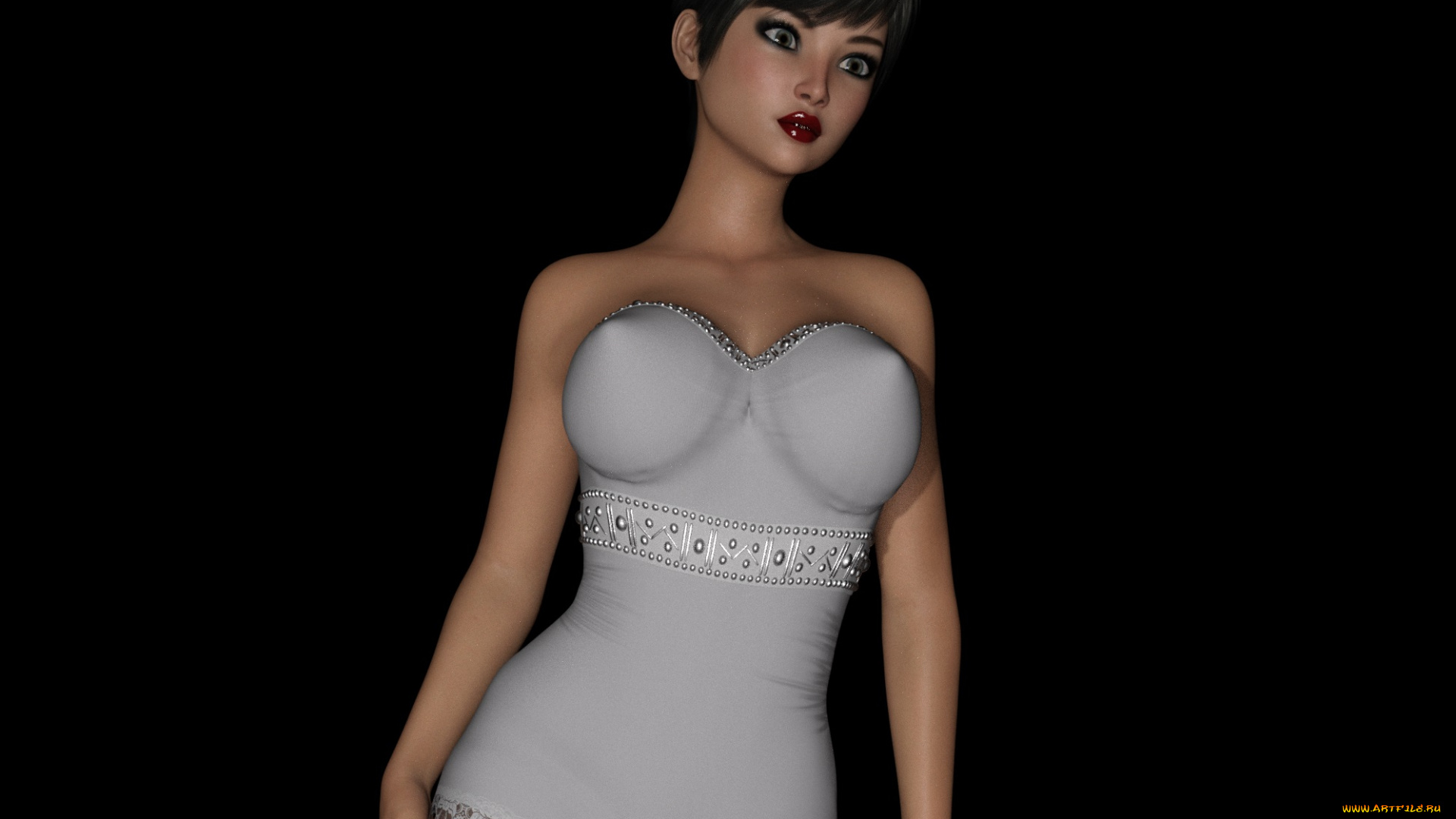 3д, графика, люди, , people, фон, взгляд, девушка