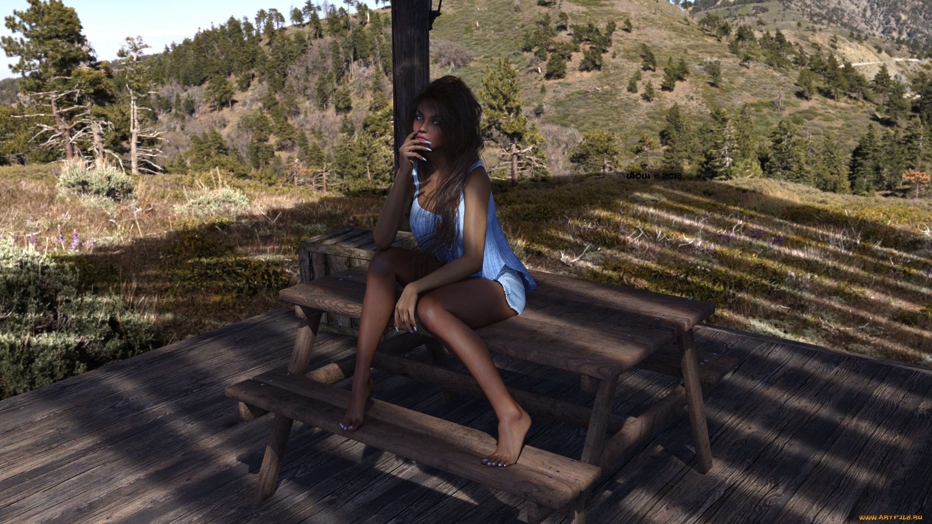 3д, графика, люди, , people, фон, взгляд, девушка