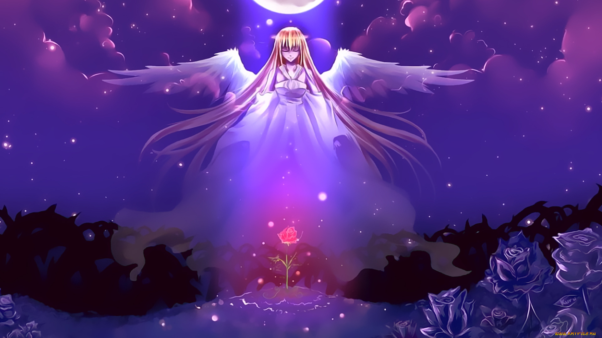 календари, фэнтези, calendar, цветы, крылья, девушка, 2019, ангел